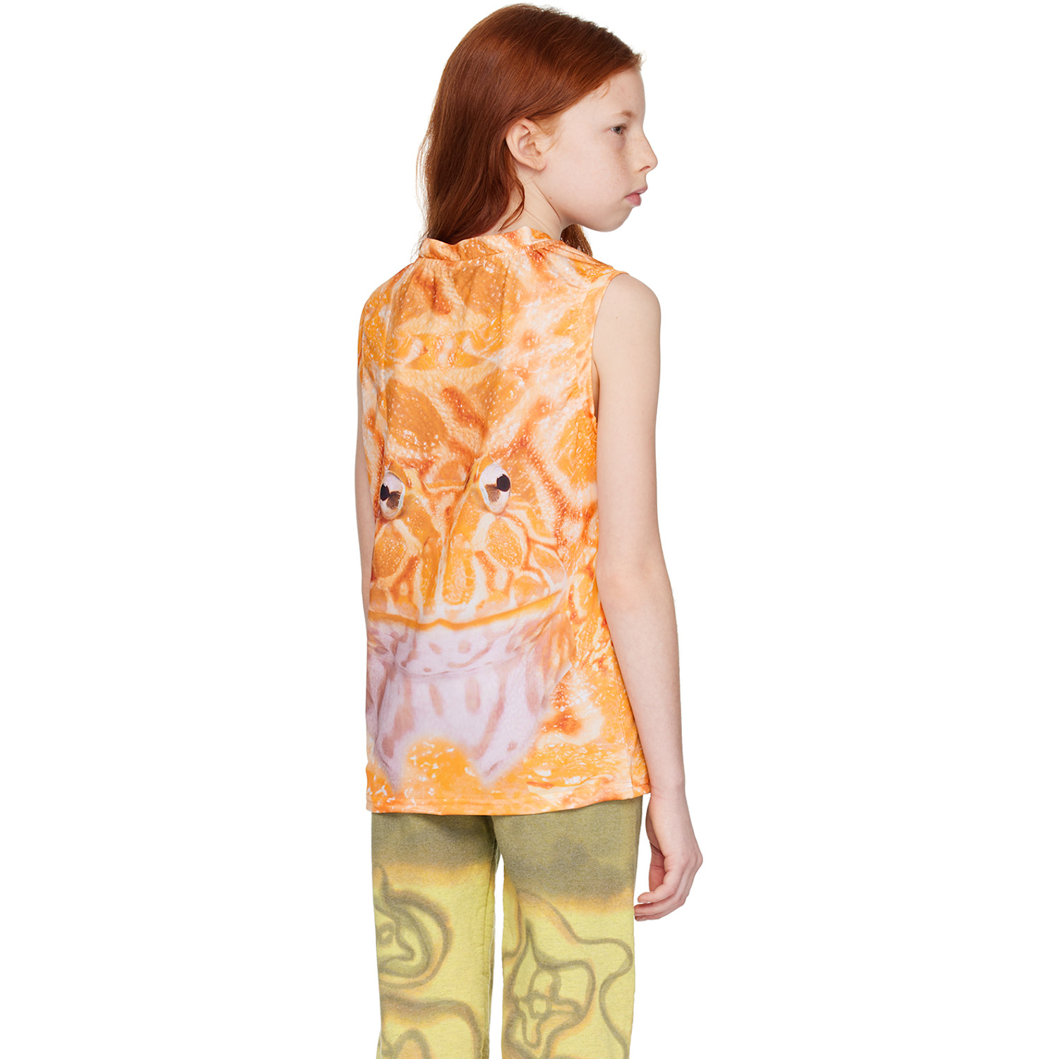  Collina Strada Ssense Exclusive Kids Orange Cardio Dachi Tank Top 