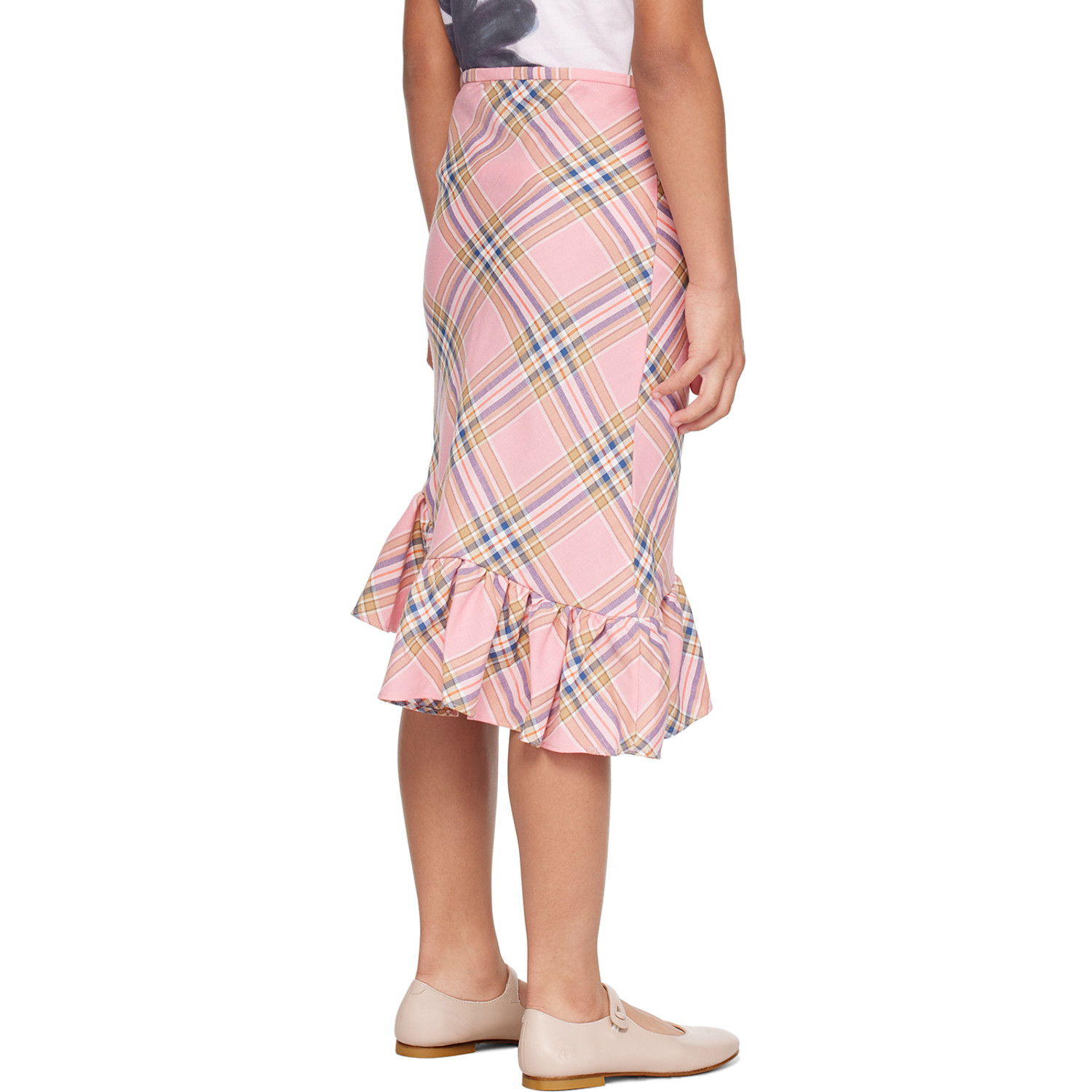  Collina Strada Ssense Exclusive Kids Pink Florist Skirt 