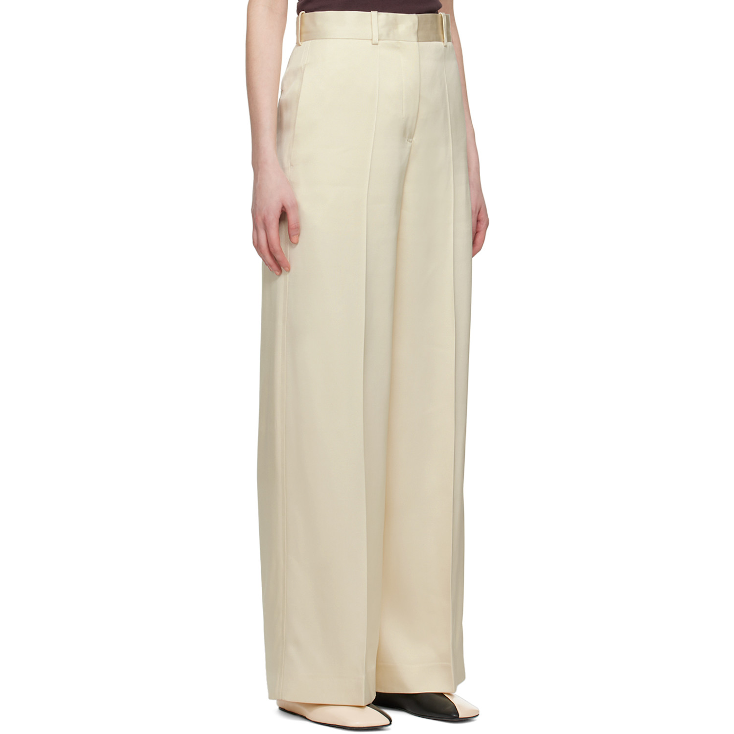  Jil Sander Off-white Tailored Trousers 