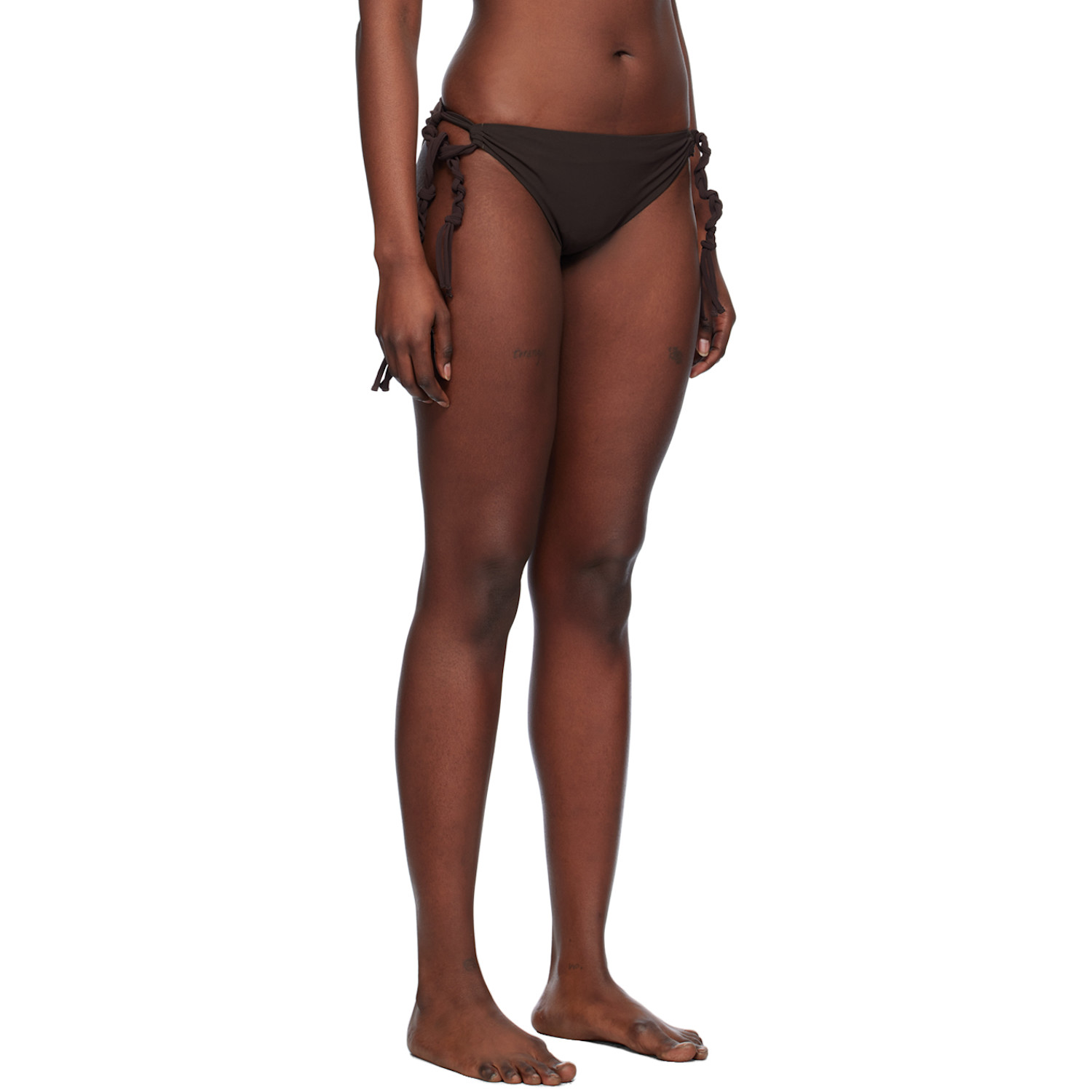  Jil Sander Brown Tangle Bikini Bottom 