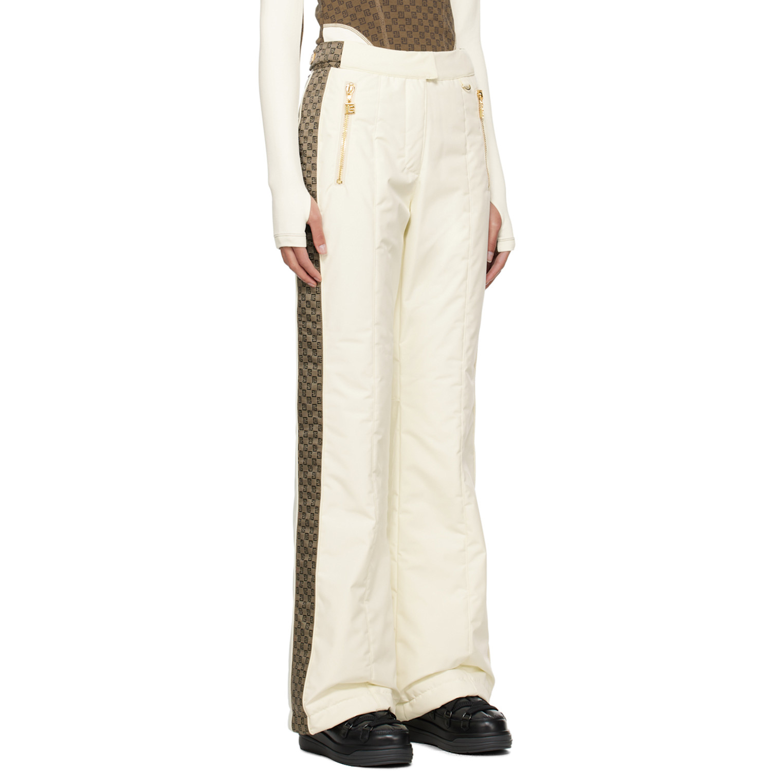  Balmain Off-white Ski Pants 