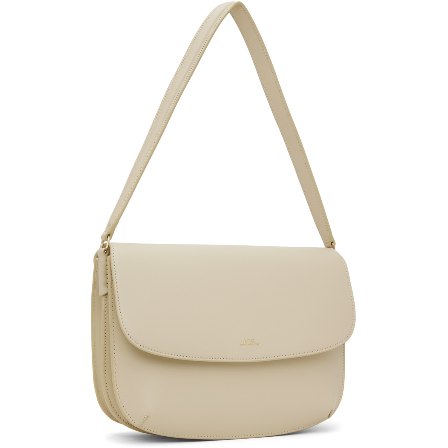  A.p.c. Beige Sarah Shoulder Bag 