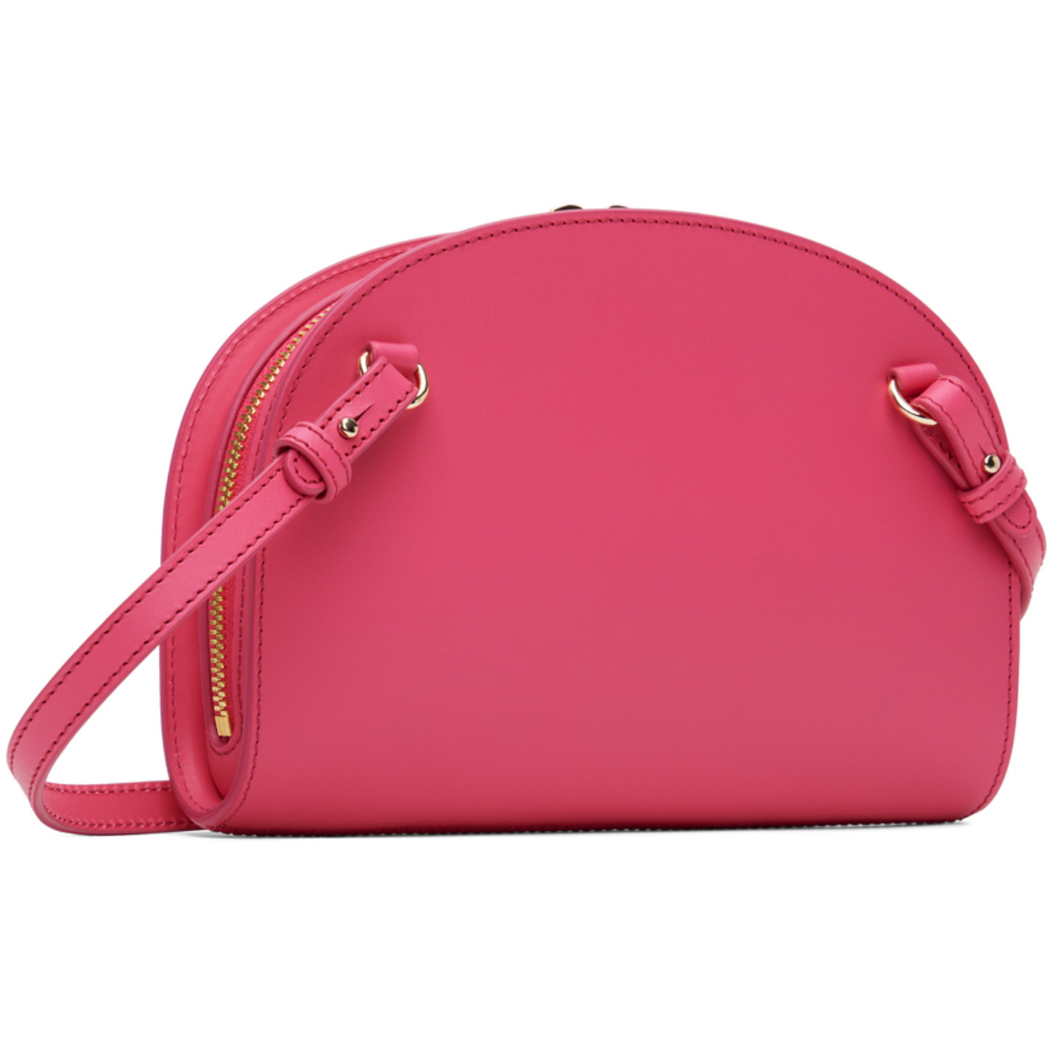  A.p.c. Pink Demi-lune Clutch 
