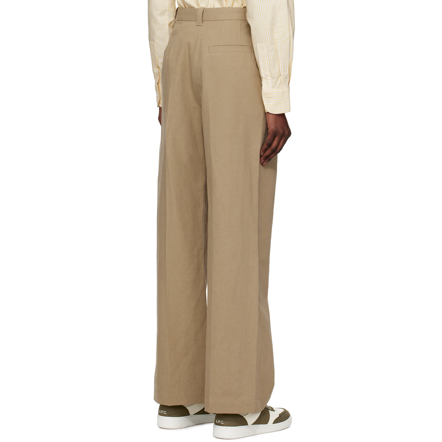  A.p.c. Beige Tressie Trousers 