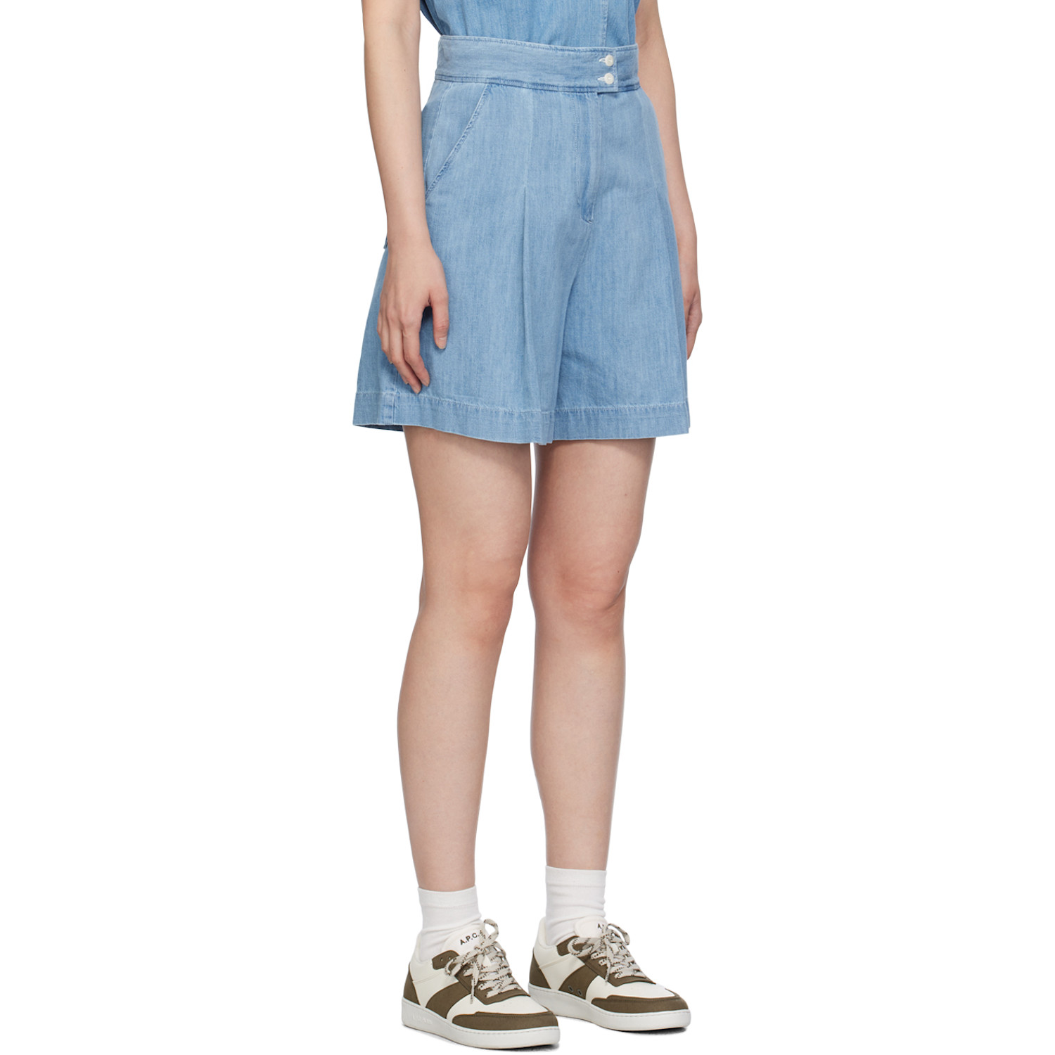  A.p.c. Blue Diane Shorts 