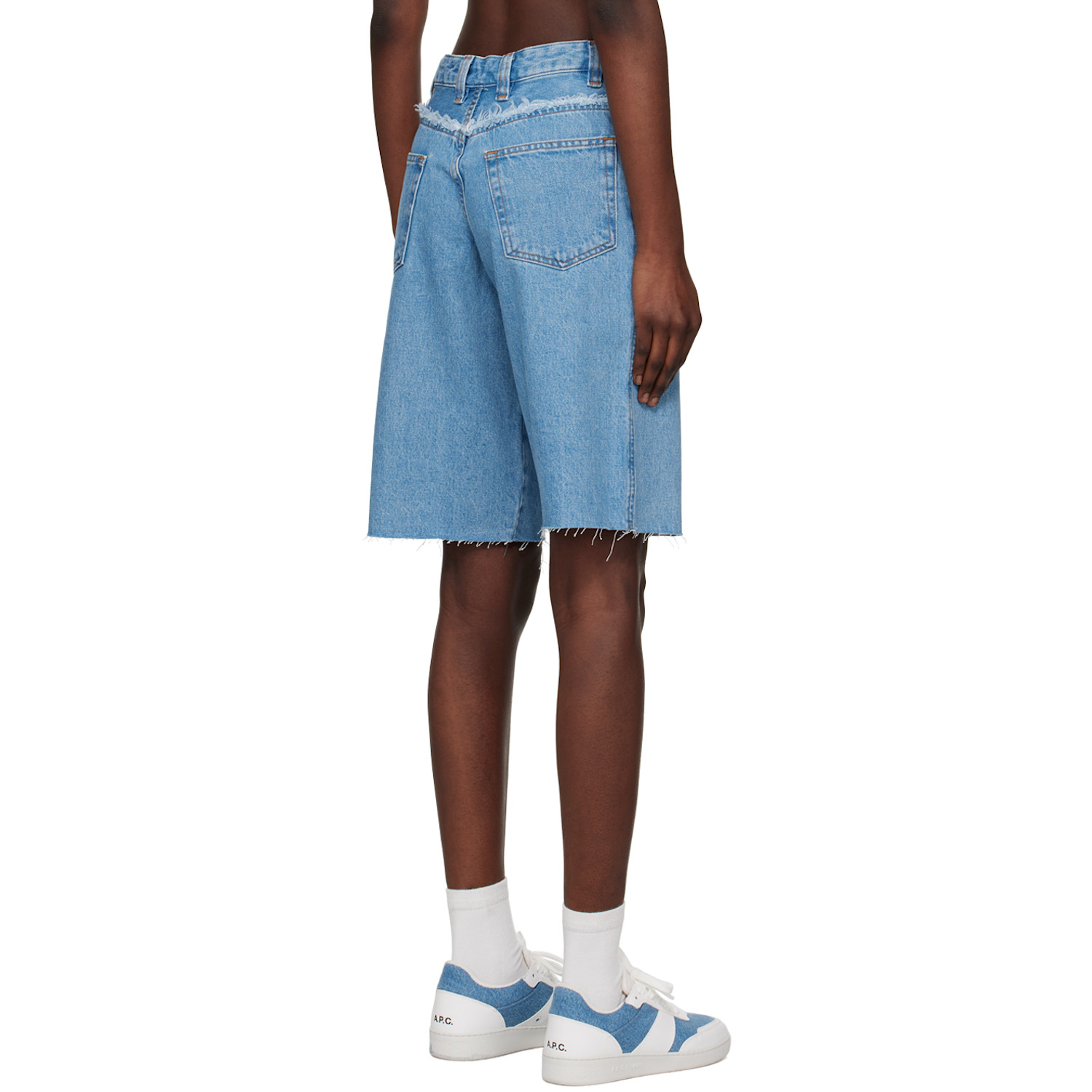  A.p.c. Blue Beverly Denim Shorts 