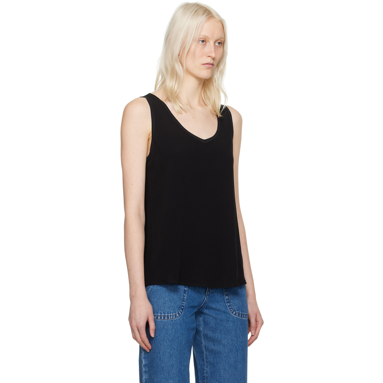  A.p.c. Black Lucy Tank Top 
