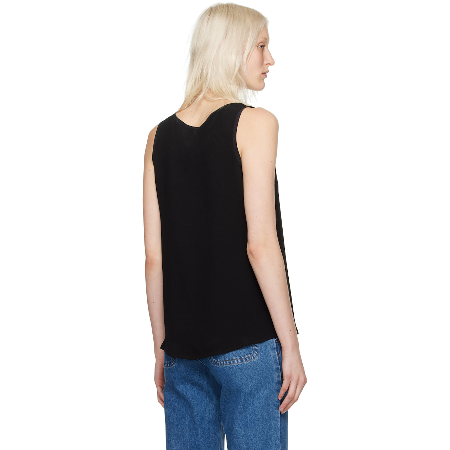  A.p.c. Black Lucy Tank Top 