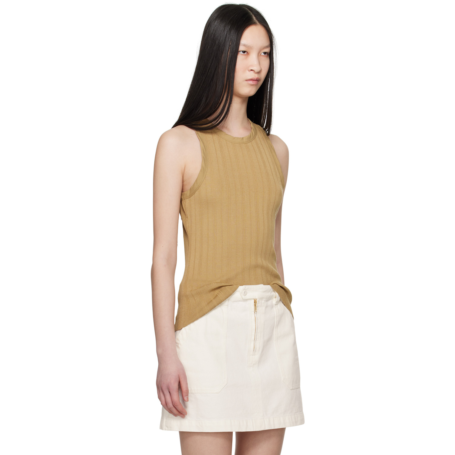  A.p.c. Beige Natacha Ramsay-levi Edition Lemaitre Tank Top 