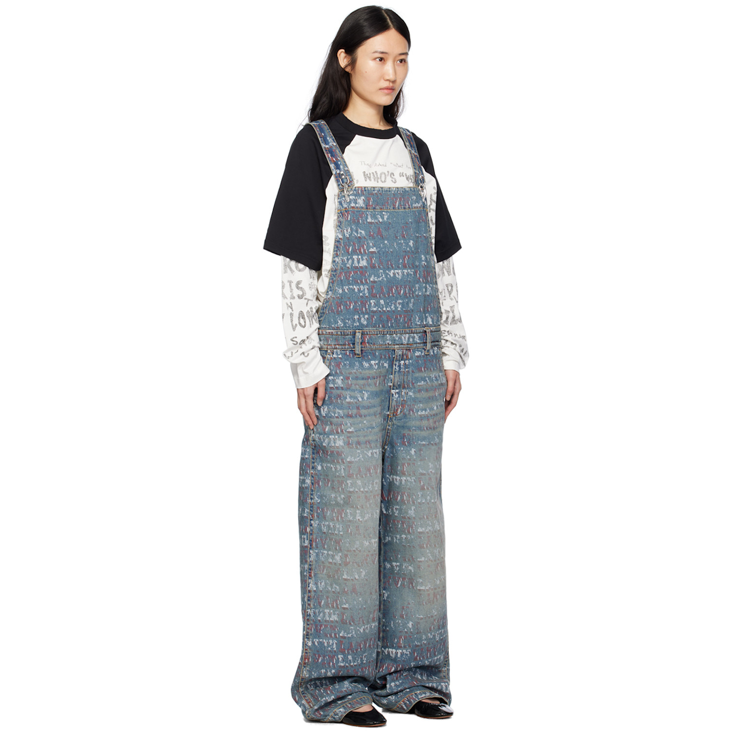  Lanvin Blue Future Edition Denim Overalls 