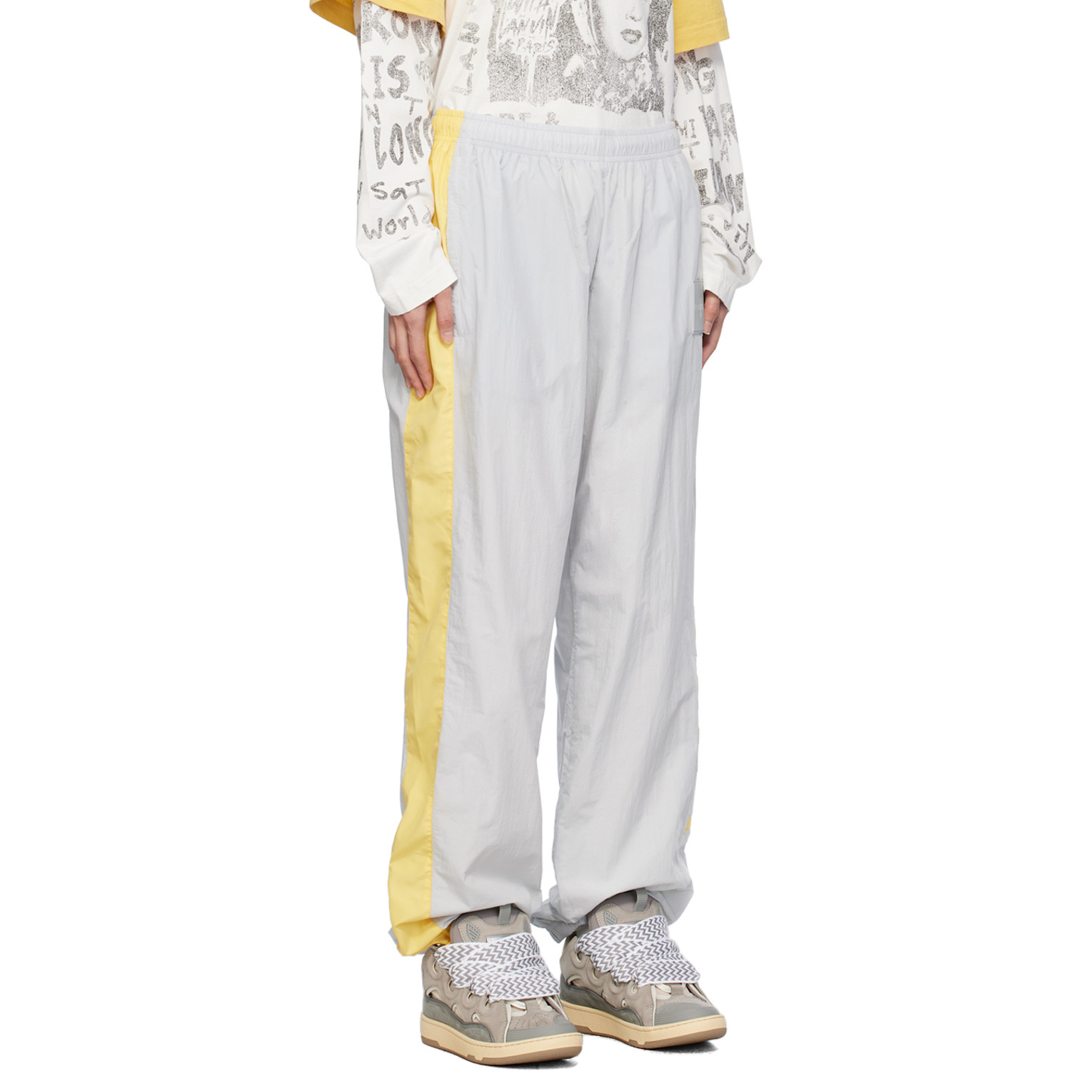 Lanvin Gray Future Edition Track Pants 