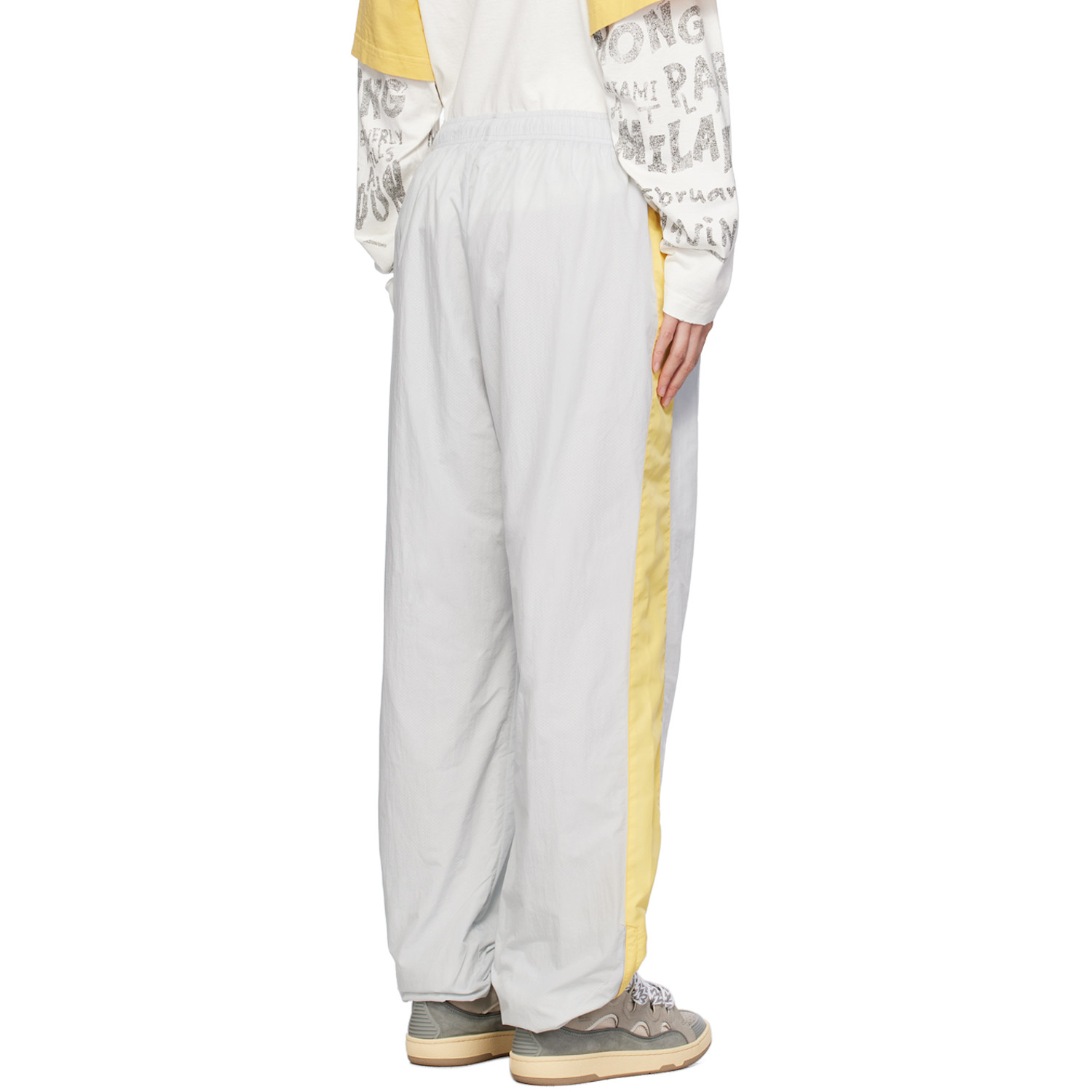  Lanvin Gray Future Edition Track Pants 