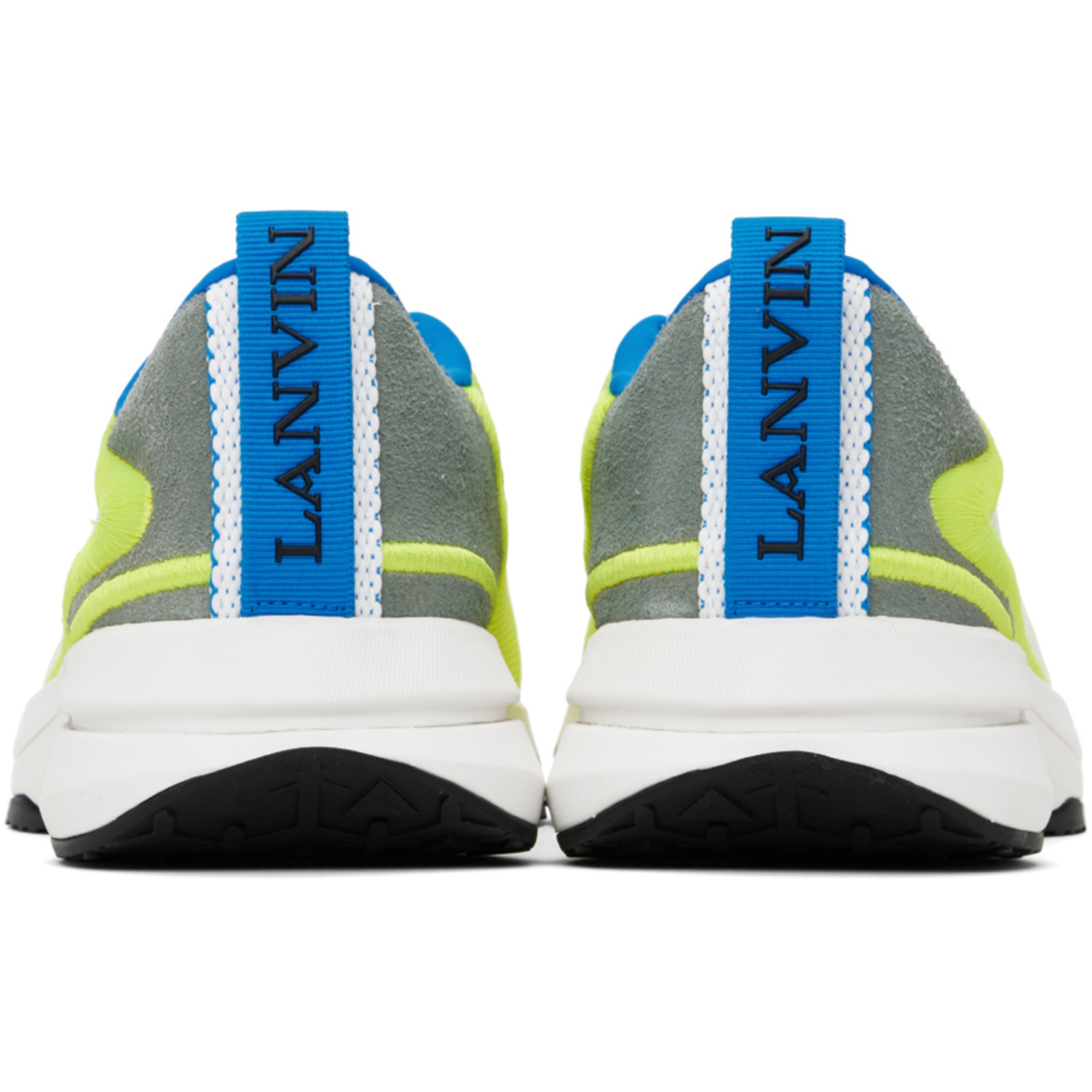  Lanvin Green L-i Mesh Sneakers 