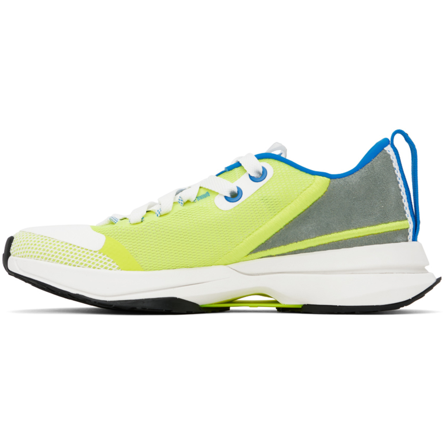  Lanvin Green L-i Mesh Sneakers 