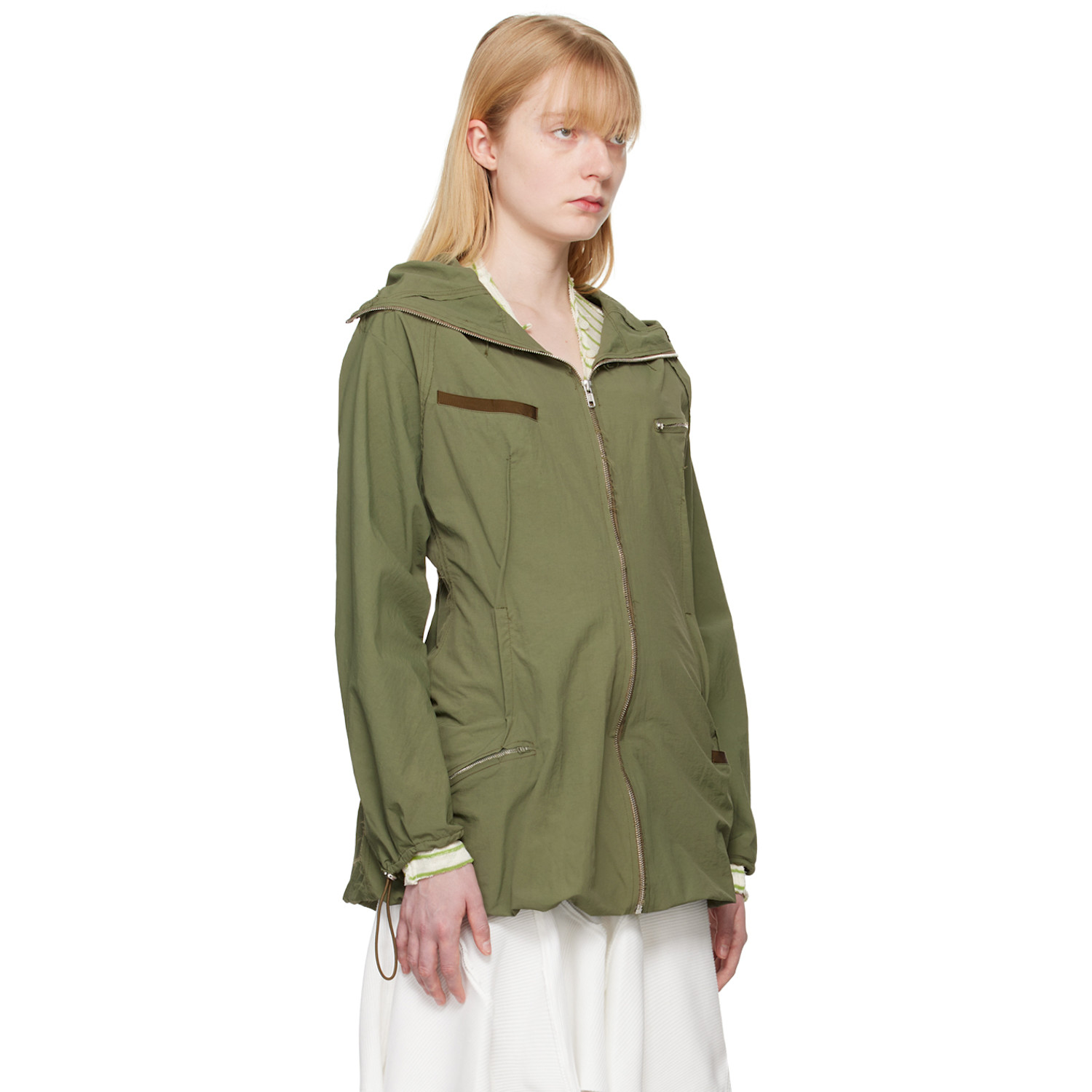  Talia Byre Khaki Hooded Jacket 