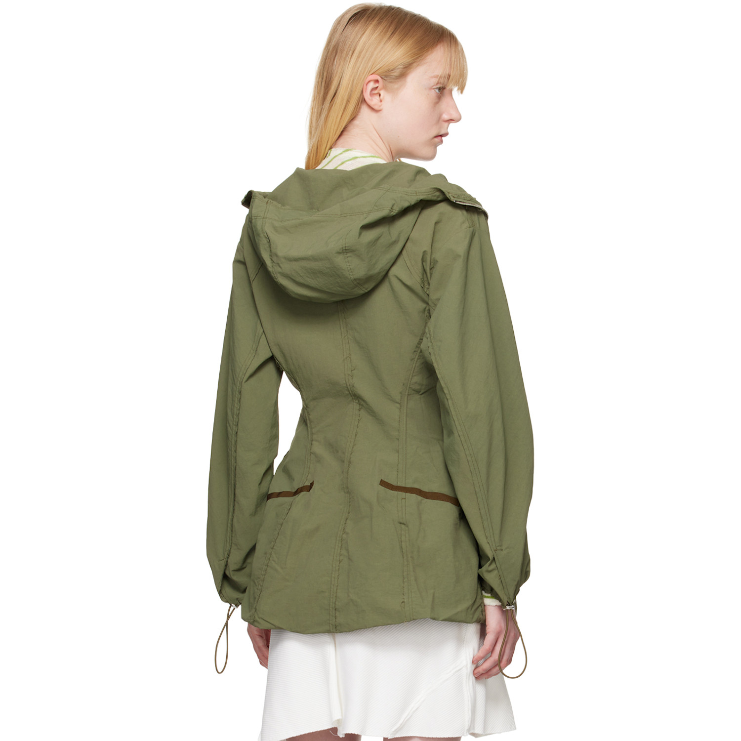  Talia Byre Khaki Hooded Jacket 