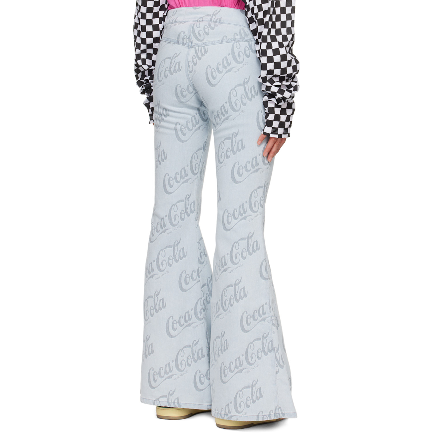  Erl Gray Jacquard Jeans 