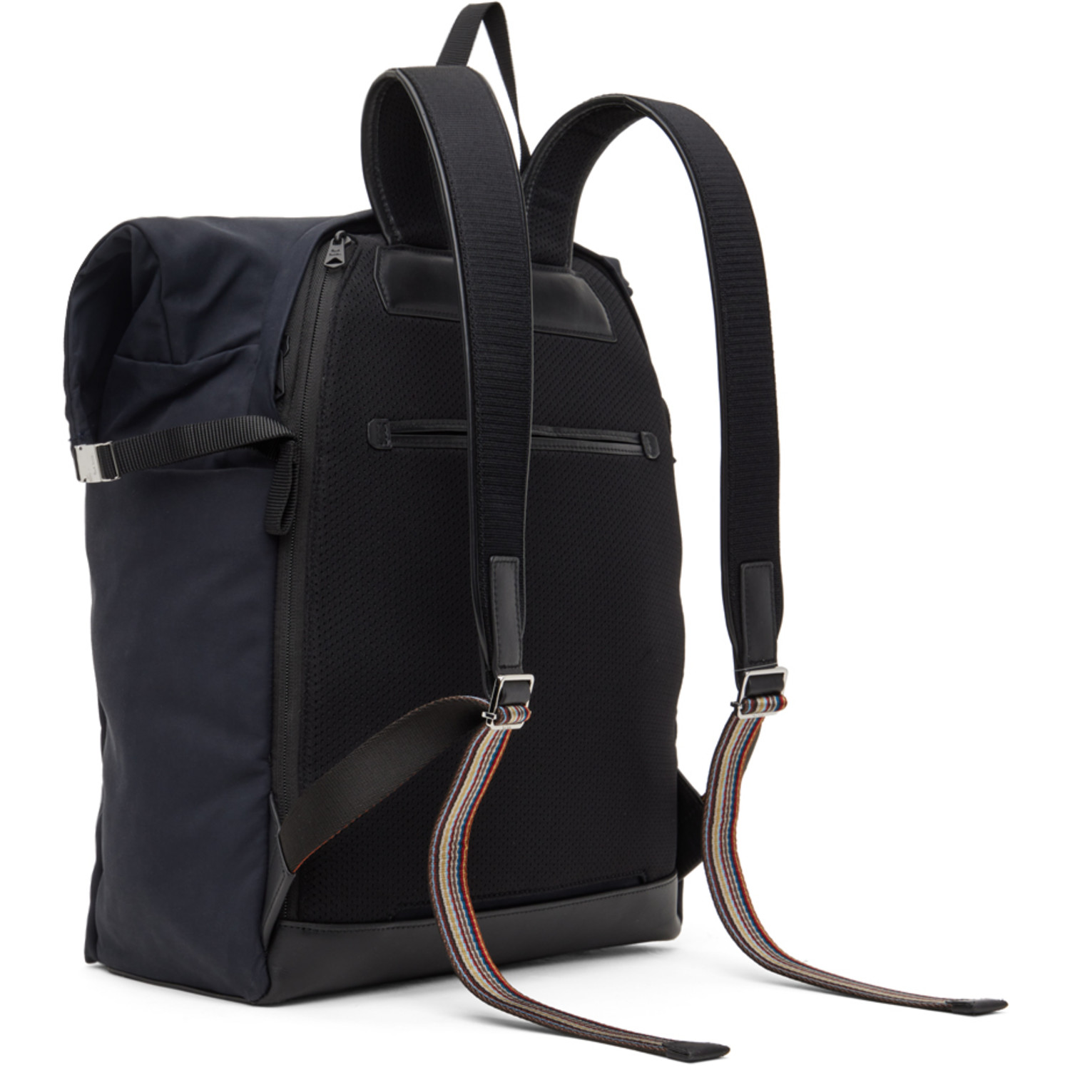  Paul Smith Navy Cotton-blend Canvas Backpack 