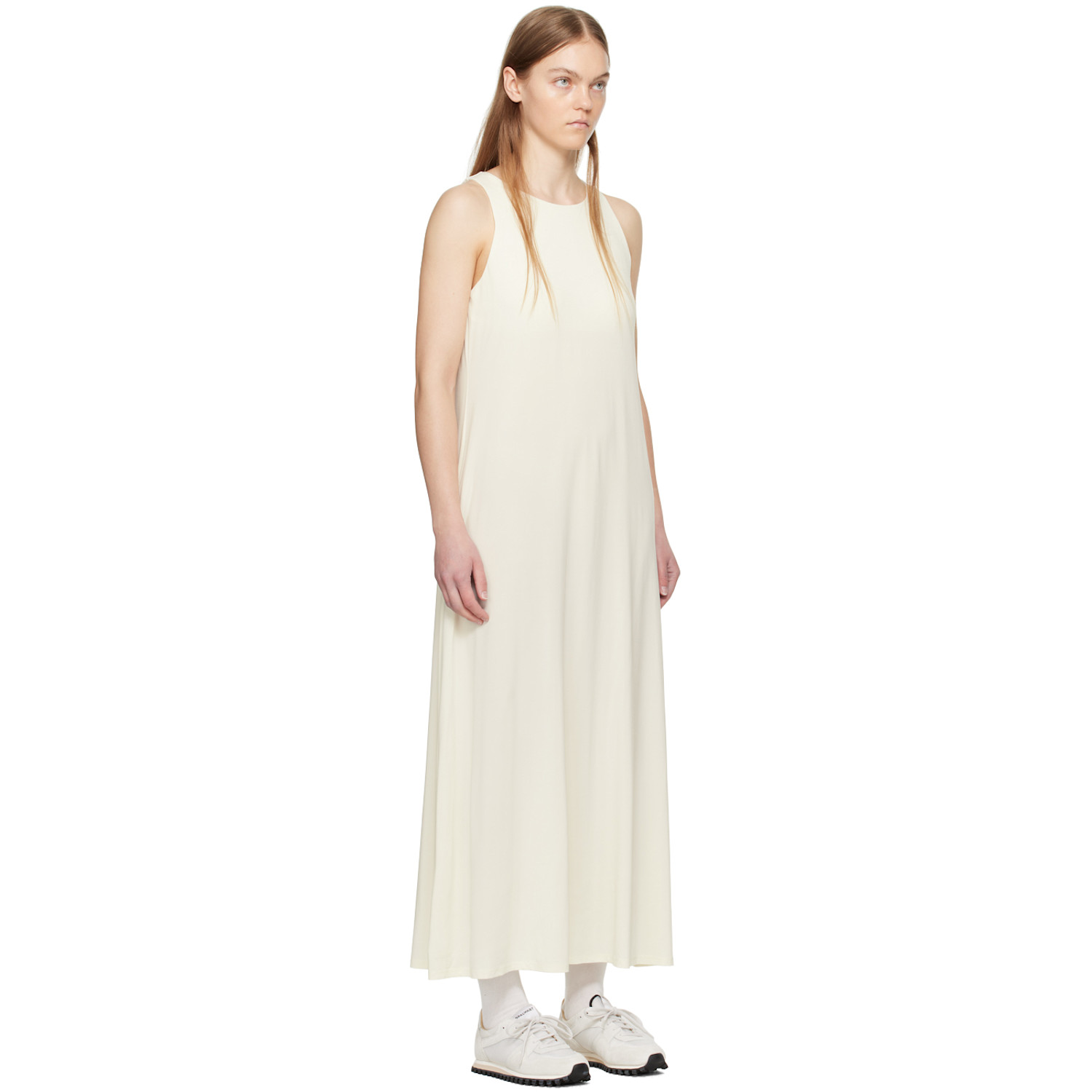  Mm By Max Mara Off-white Supremo Midi Dress 