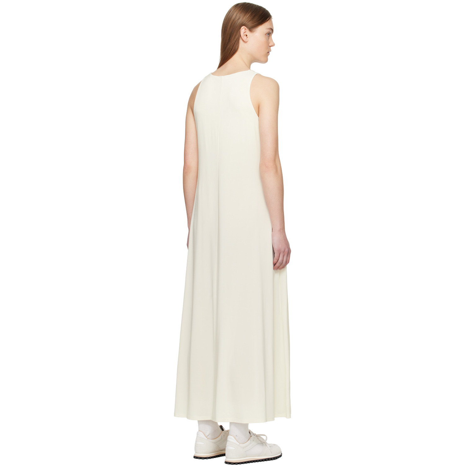  Mm By Max Mara Off-white Supremo Midi Dress 