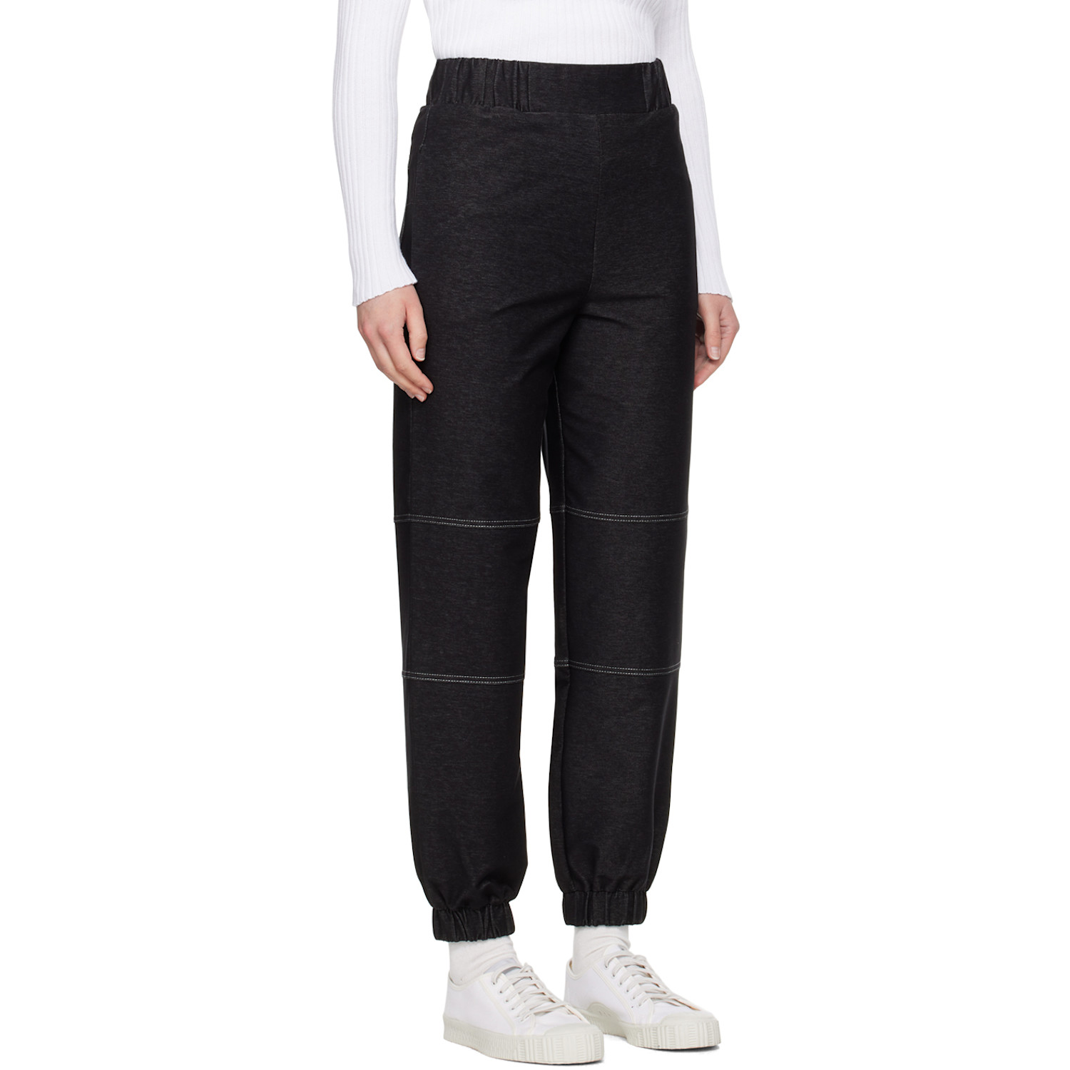  Mm By Max Mara Black Badesse Trousers 