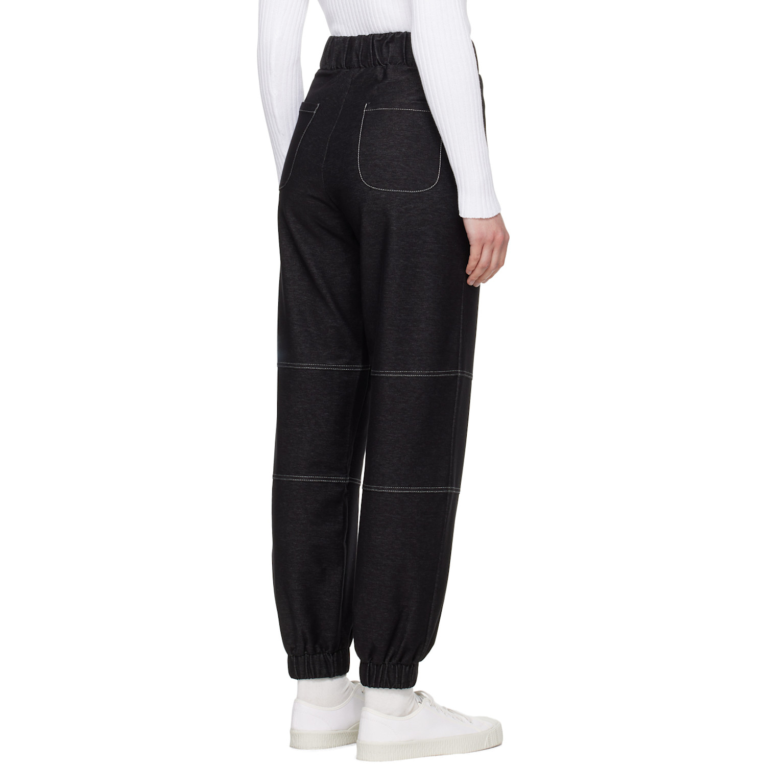  Mm By Max Mara Black Badesse Trousers 