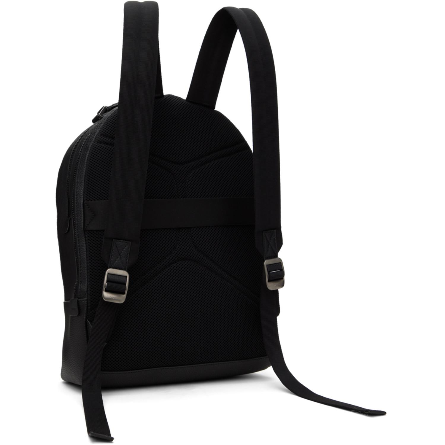  Ferragamo Black Firenze Backpack 