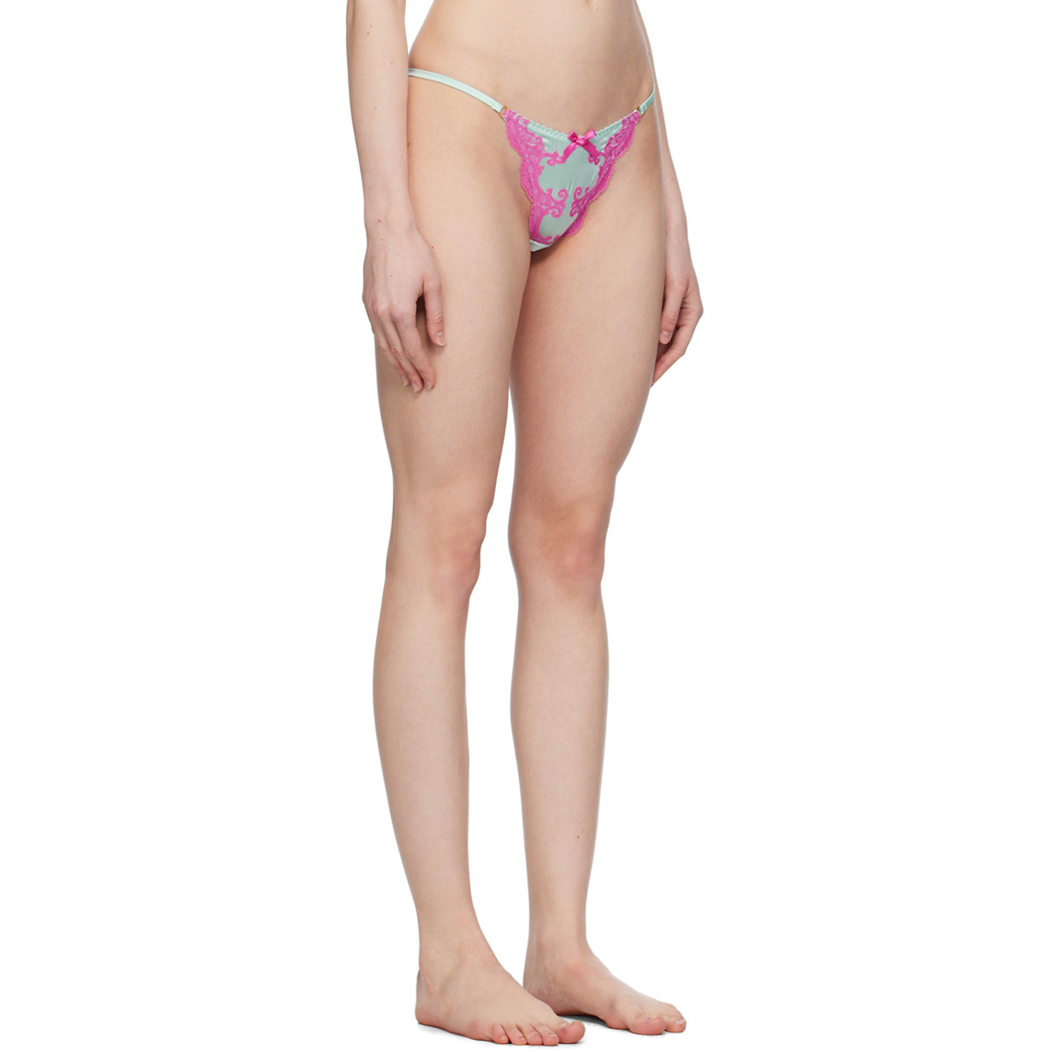  Agent Provocateur Green Molly Thong 
