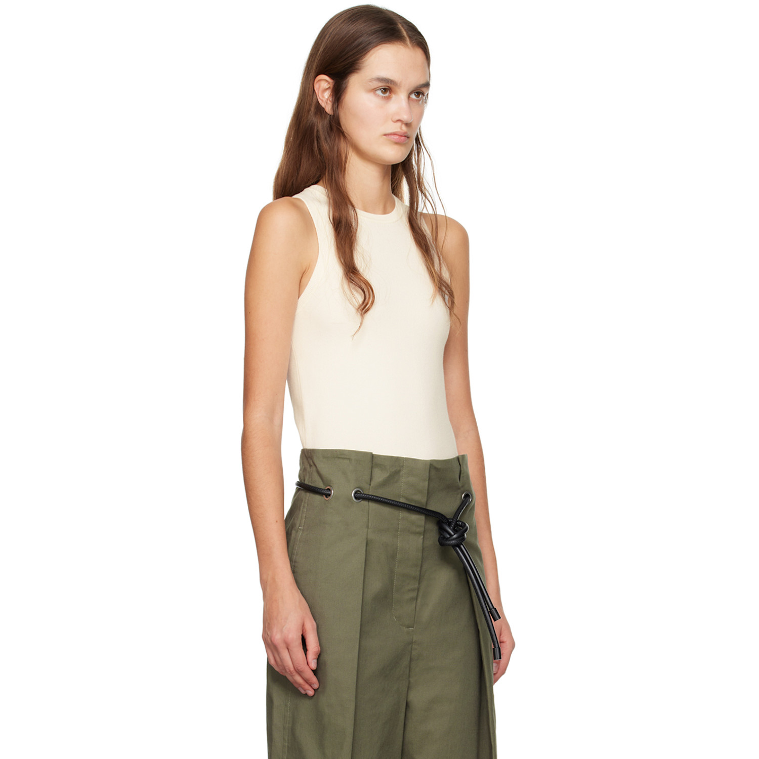  3.1 Phillip Lim Off-white Crewneck Tank Top 
