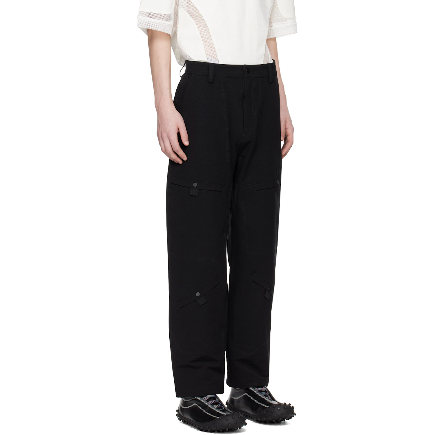  A. A. Spectrum Black Joiner Cargo Pants 