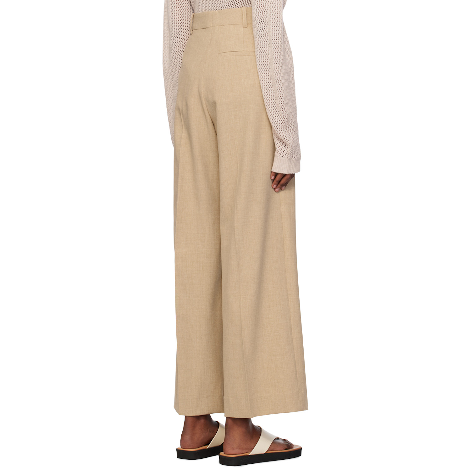  By Malene Birger Beige Cymbaria Trousers 