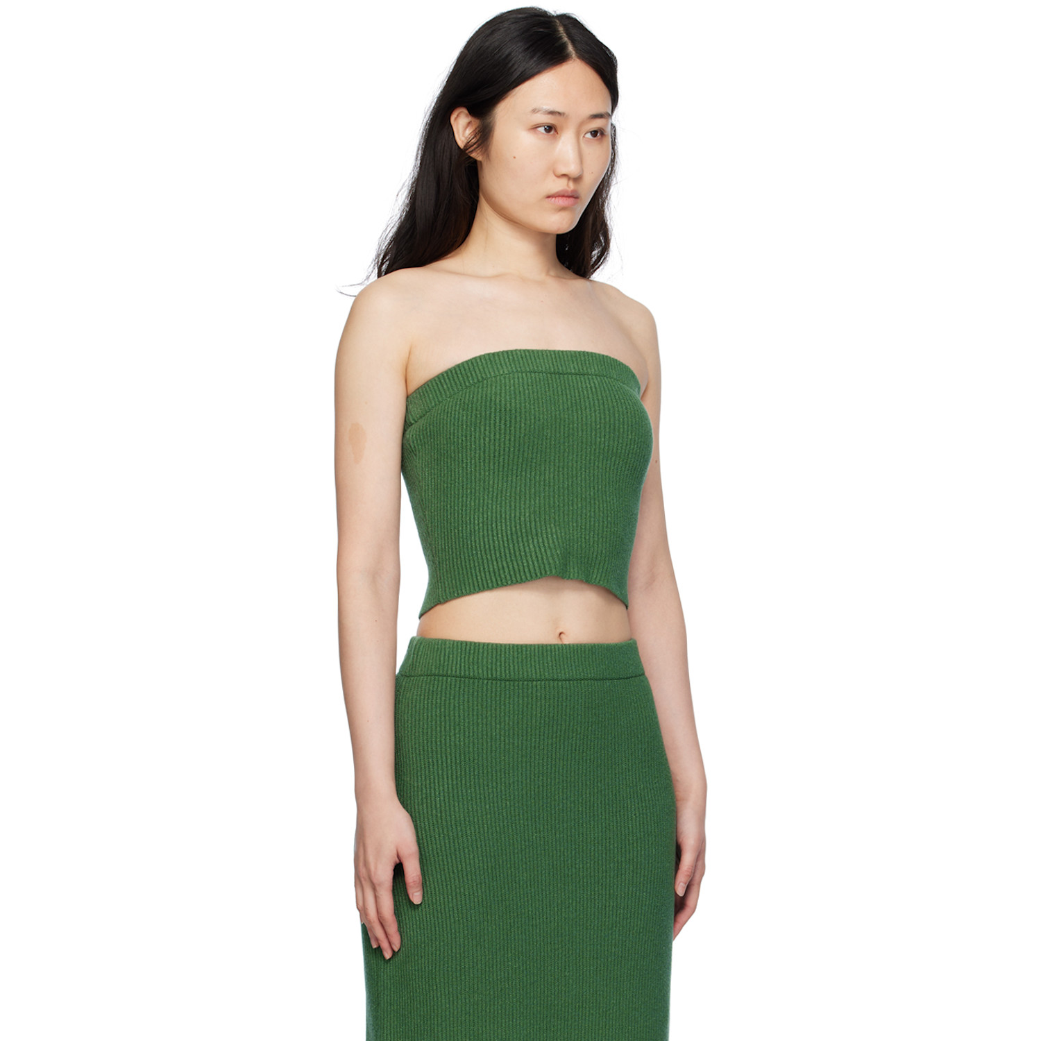  By Malene Birger Green Giovania Tank Top 