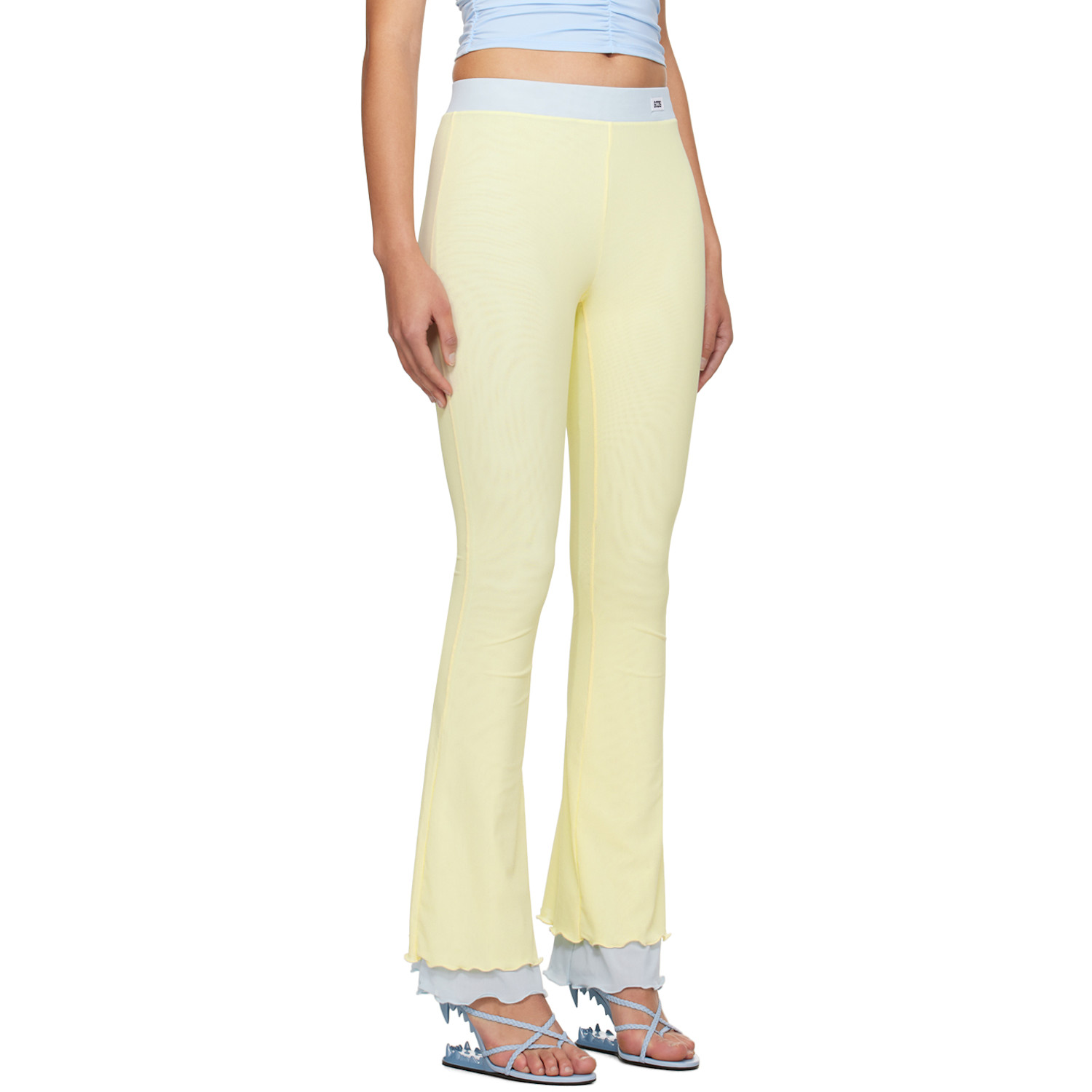  Gcds Yellow Flare Trousers 