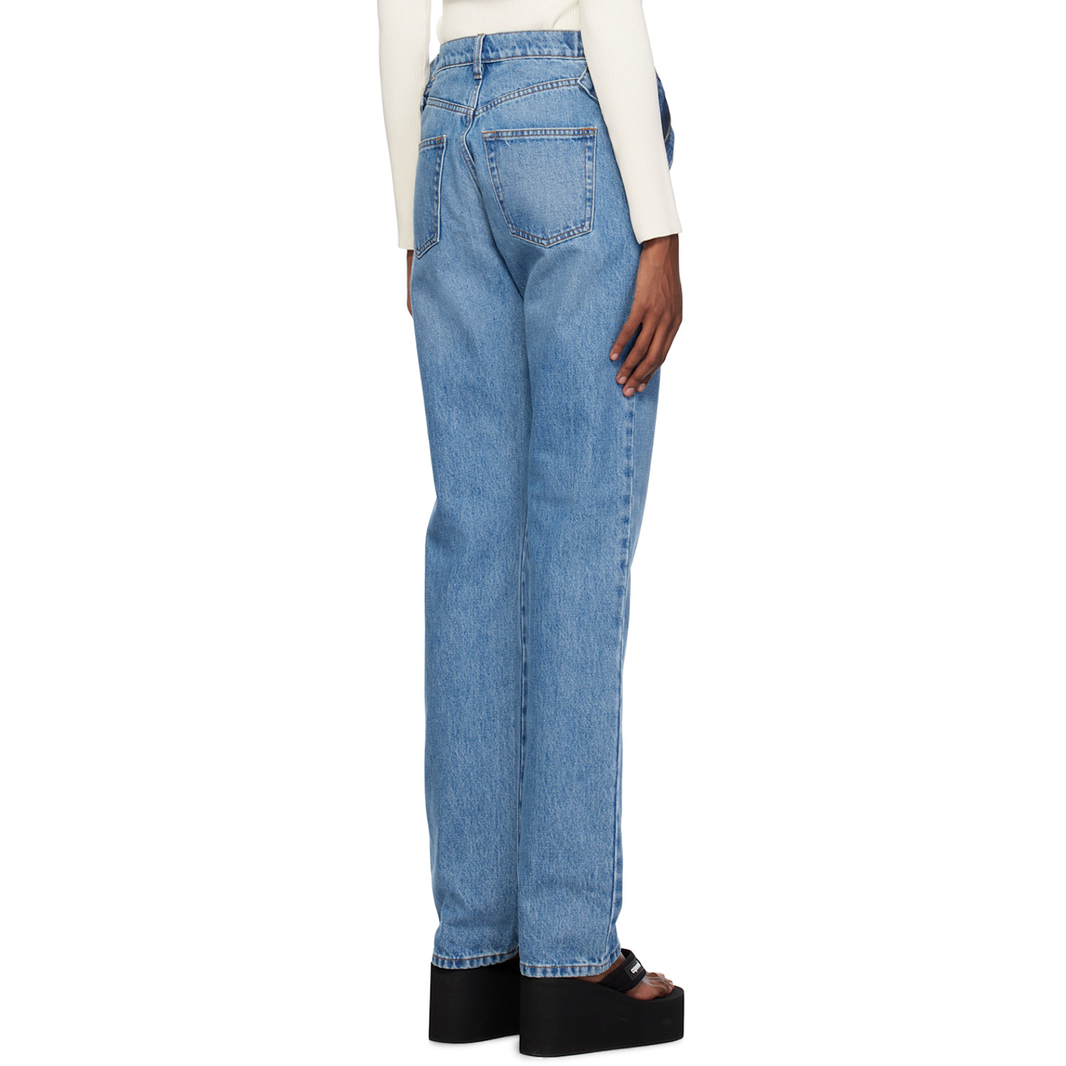 Coperni Blue Open Hip Jeans 