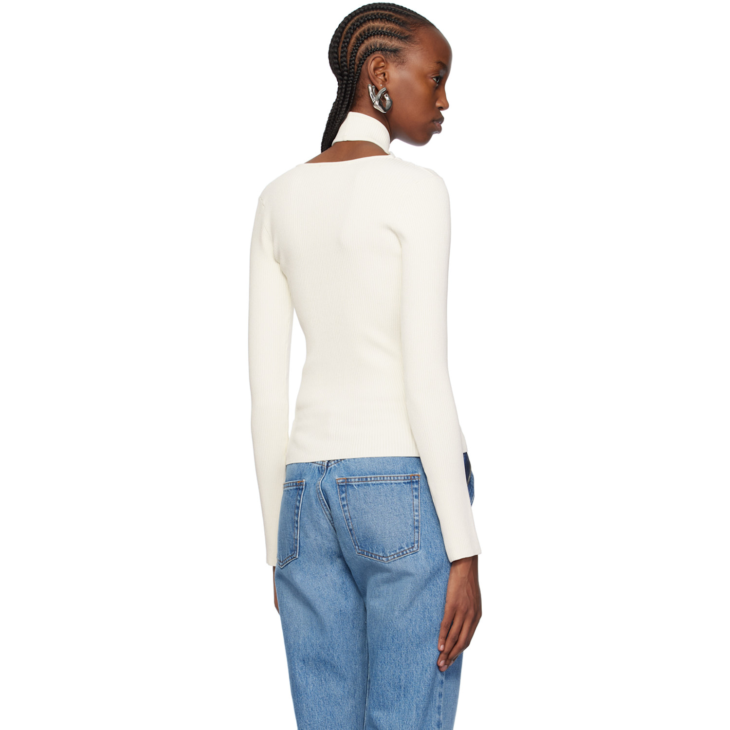 Coperni Off-white Cutout Sweater 