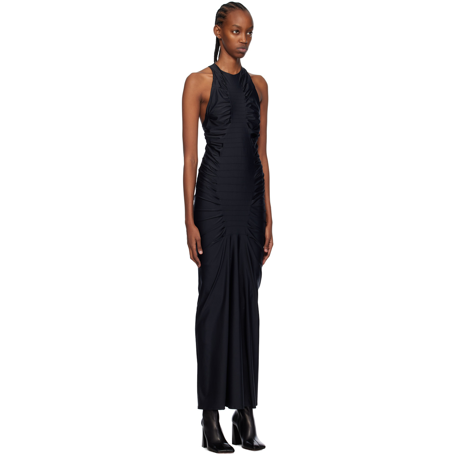  Gauge81 Black Deni Maxi Dress 