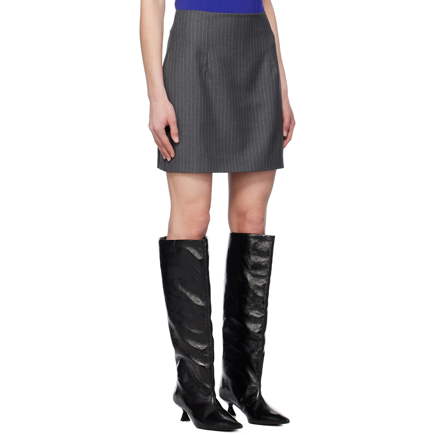  Gauge81 Gray Mani Miniskirt 