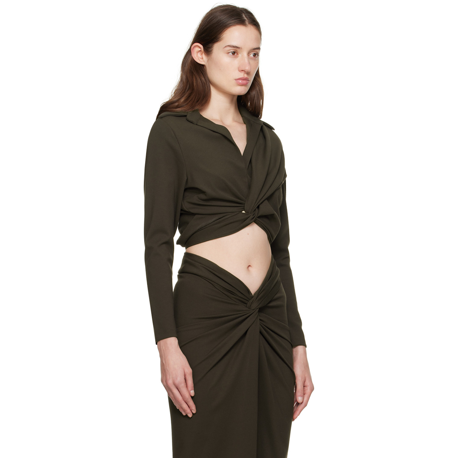  Gauge81 Brown Vallera Blouse 