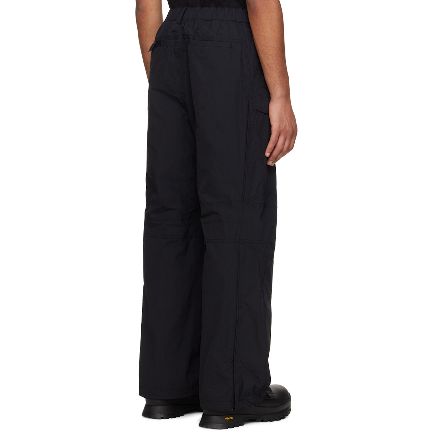  Juun.j Black Paneled Trousers 