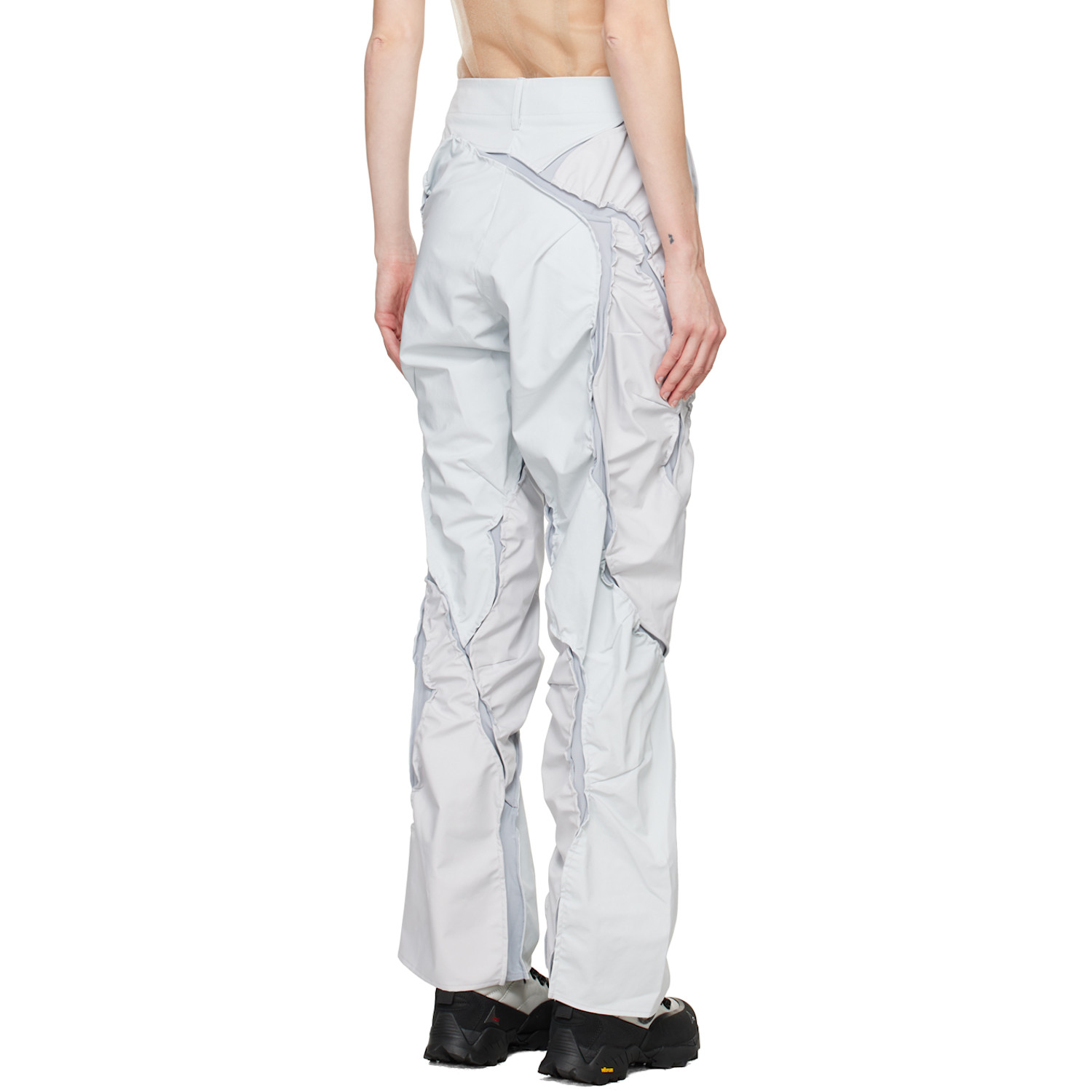  Post Archive Faction (paf) Gray & Blue 6.0 Technical Left Trousers 