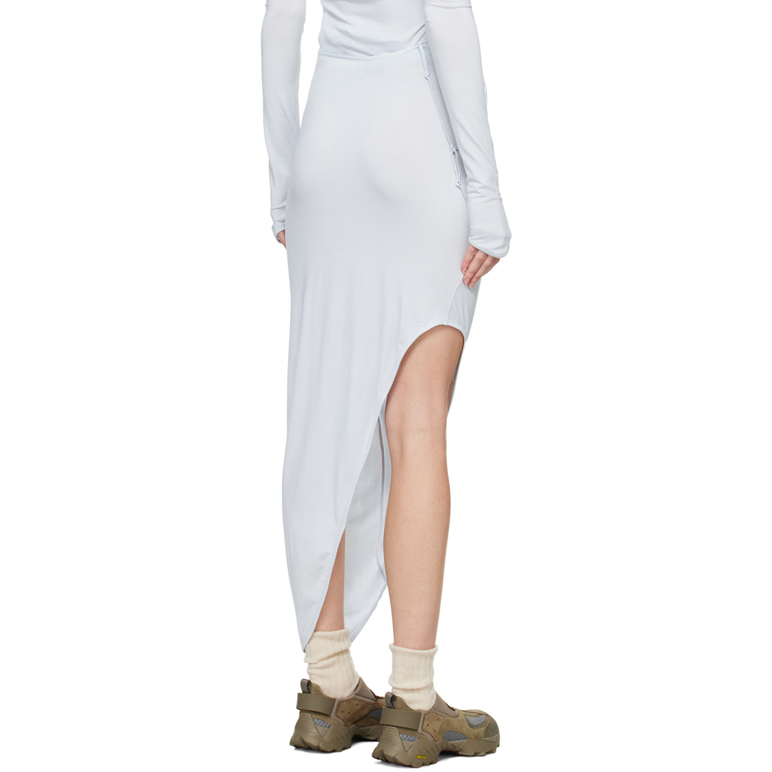  Post Archive Faction (paf) Blue 6.0 Center Midi Skirt 