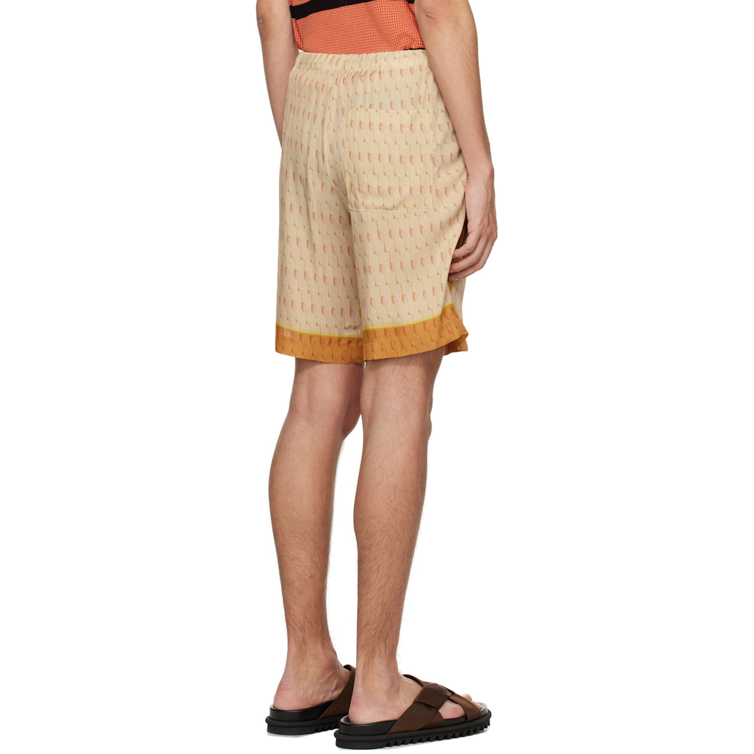  Dries Van Noten Beige Drawstring Shorts 