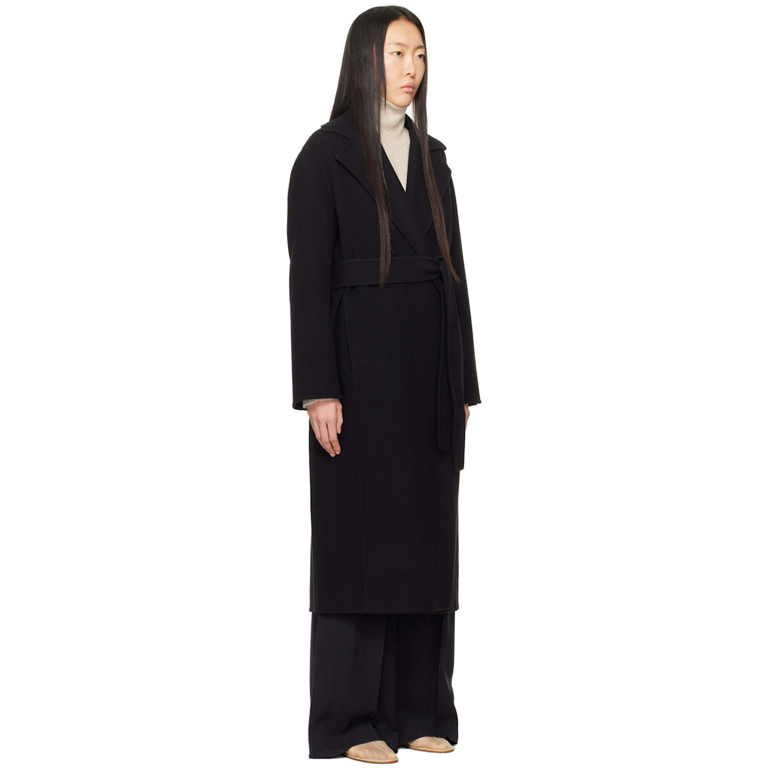  The Row Black Malika Coat 