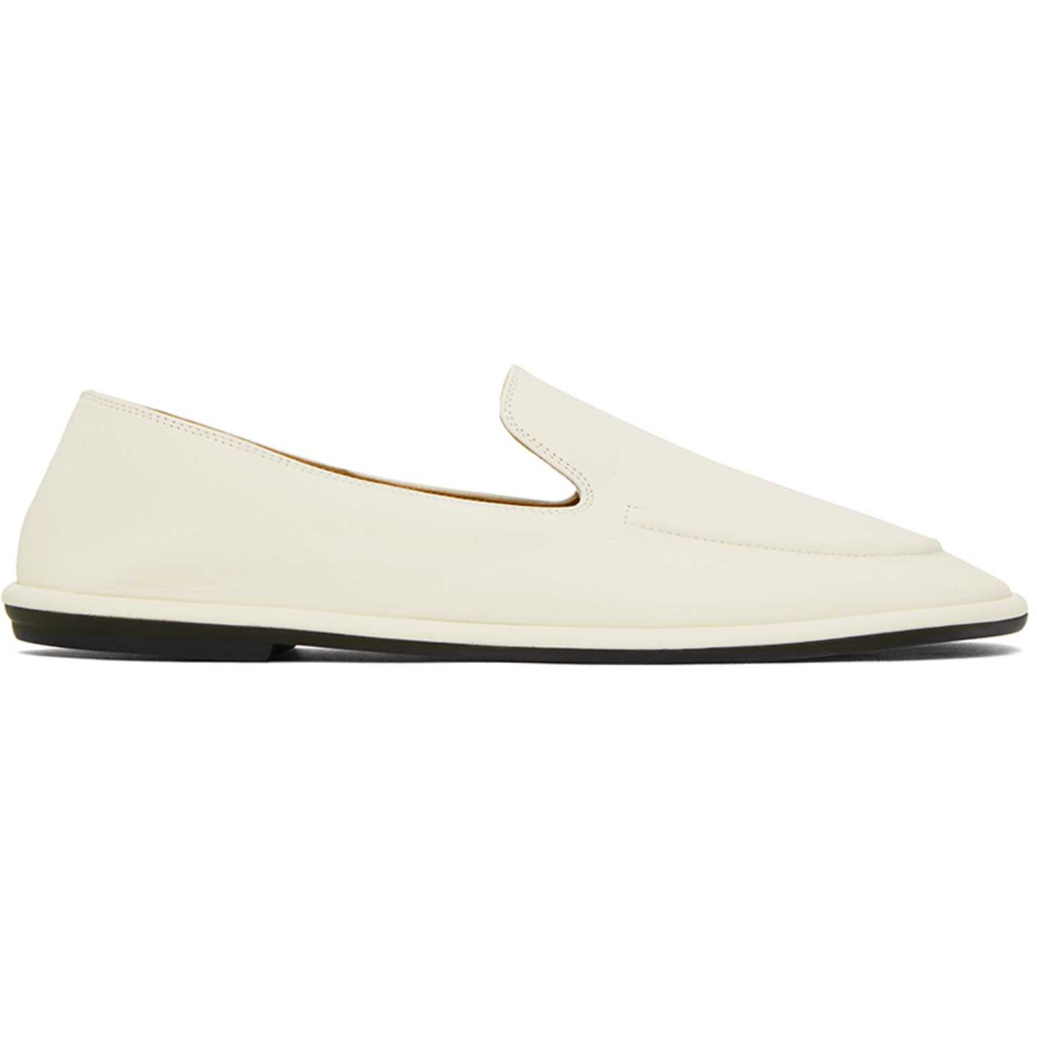 The Row Off-White Canal Loafers