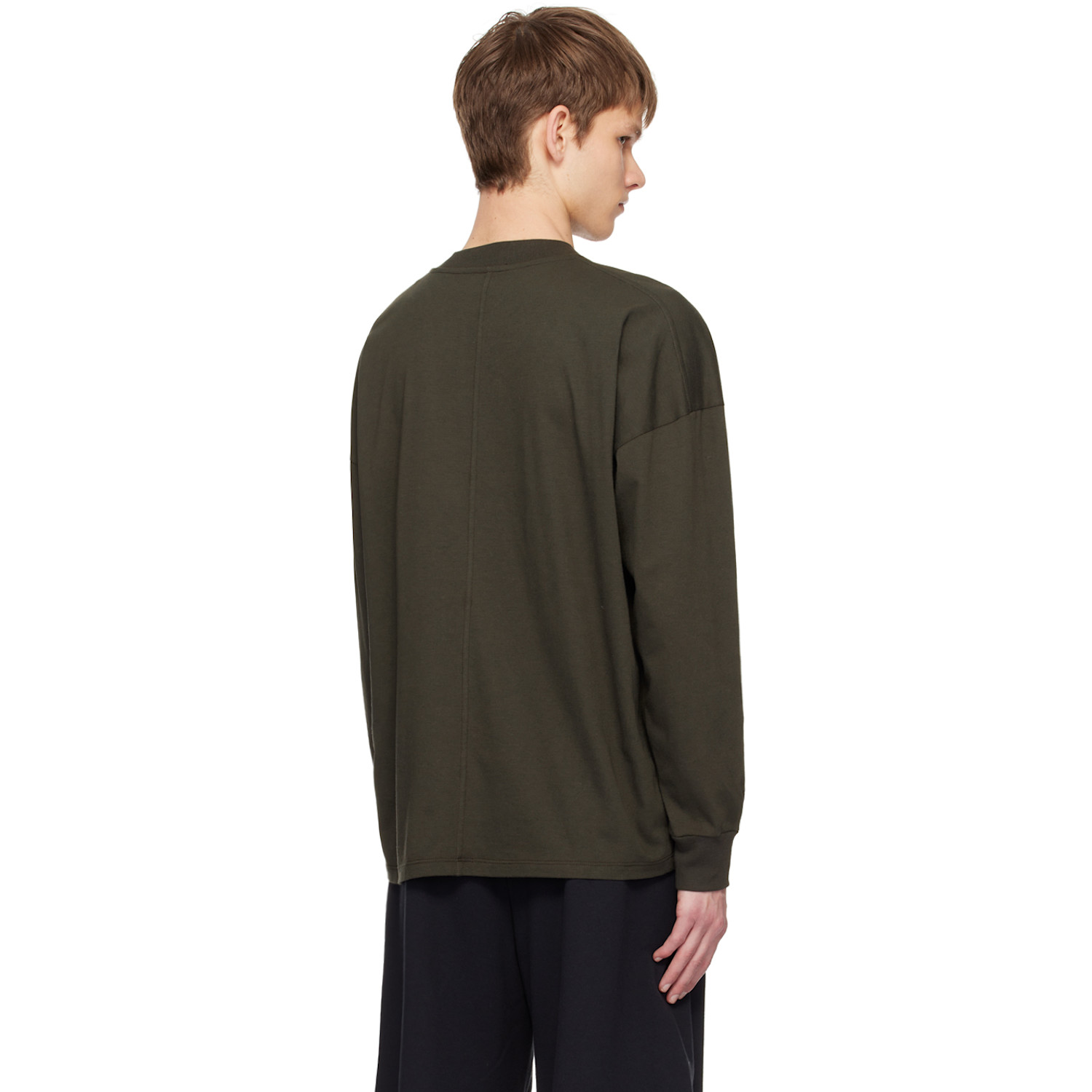  The Row Gray Drago Long Sleeve T-shirt 