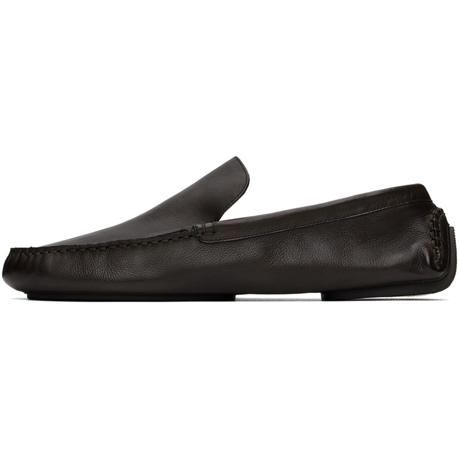  The Row Brown Lucca Loafers 