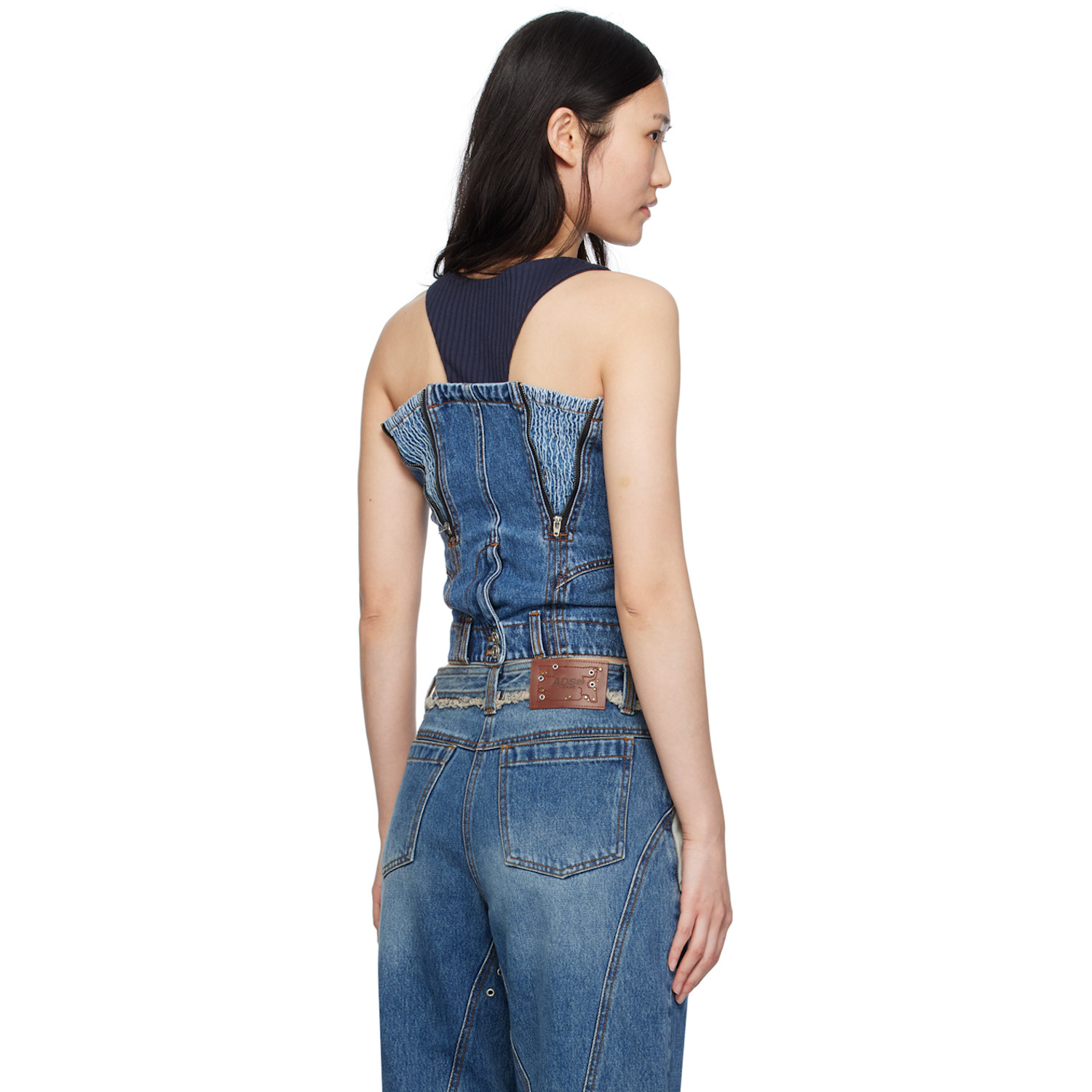  Andersson Bell Blue Cove Denim Tank Top 