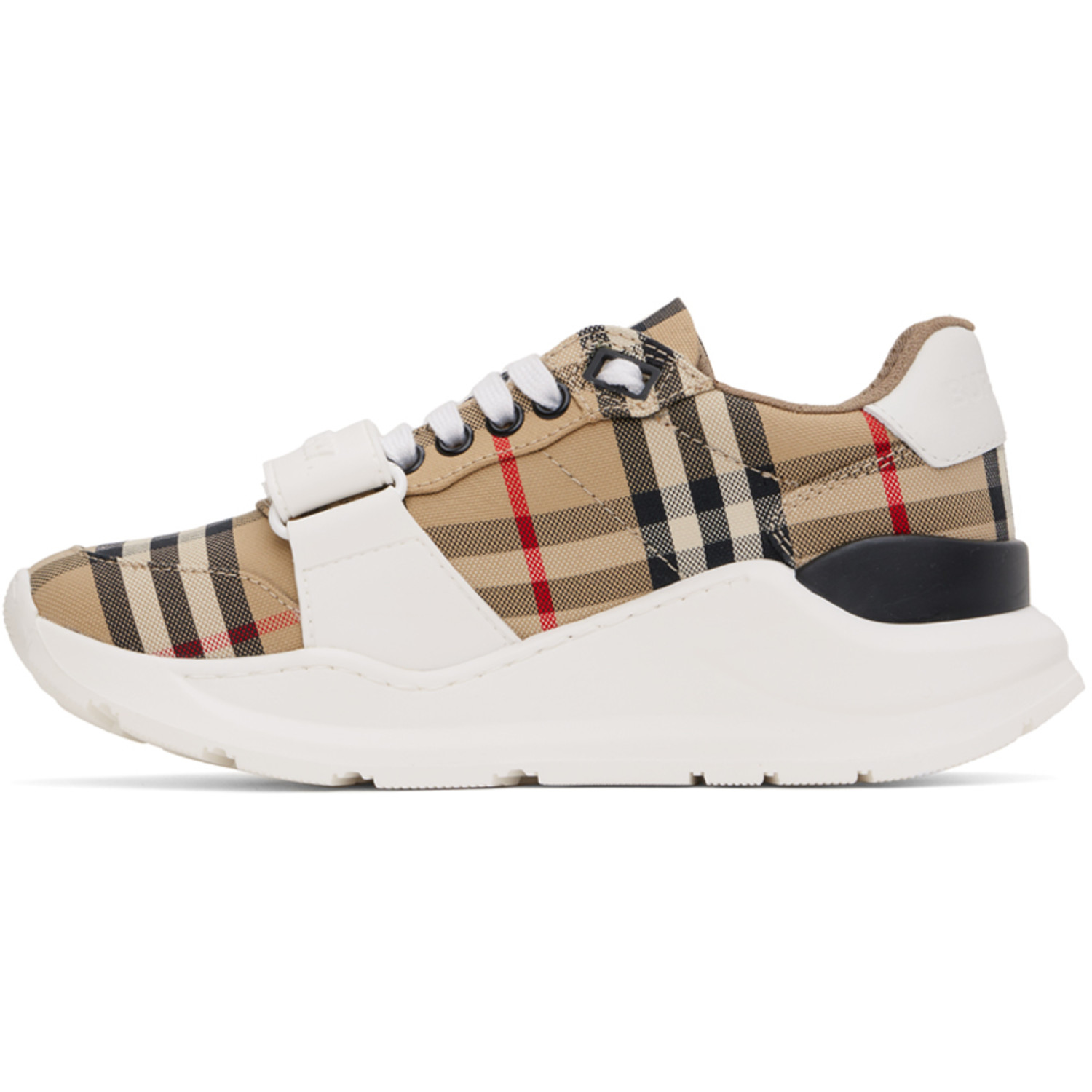  Burberry Beige Check Sneakers 