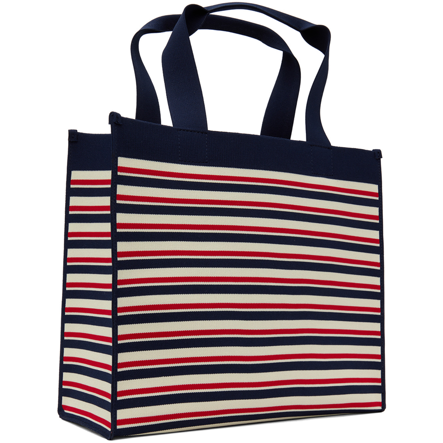  Marni Navy & Red Medium Shopping Tote 