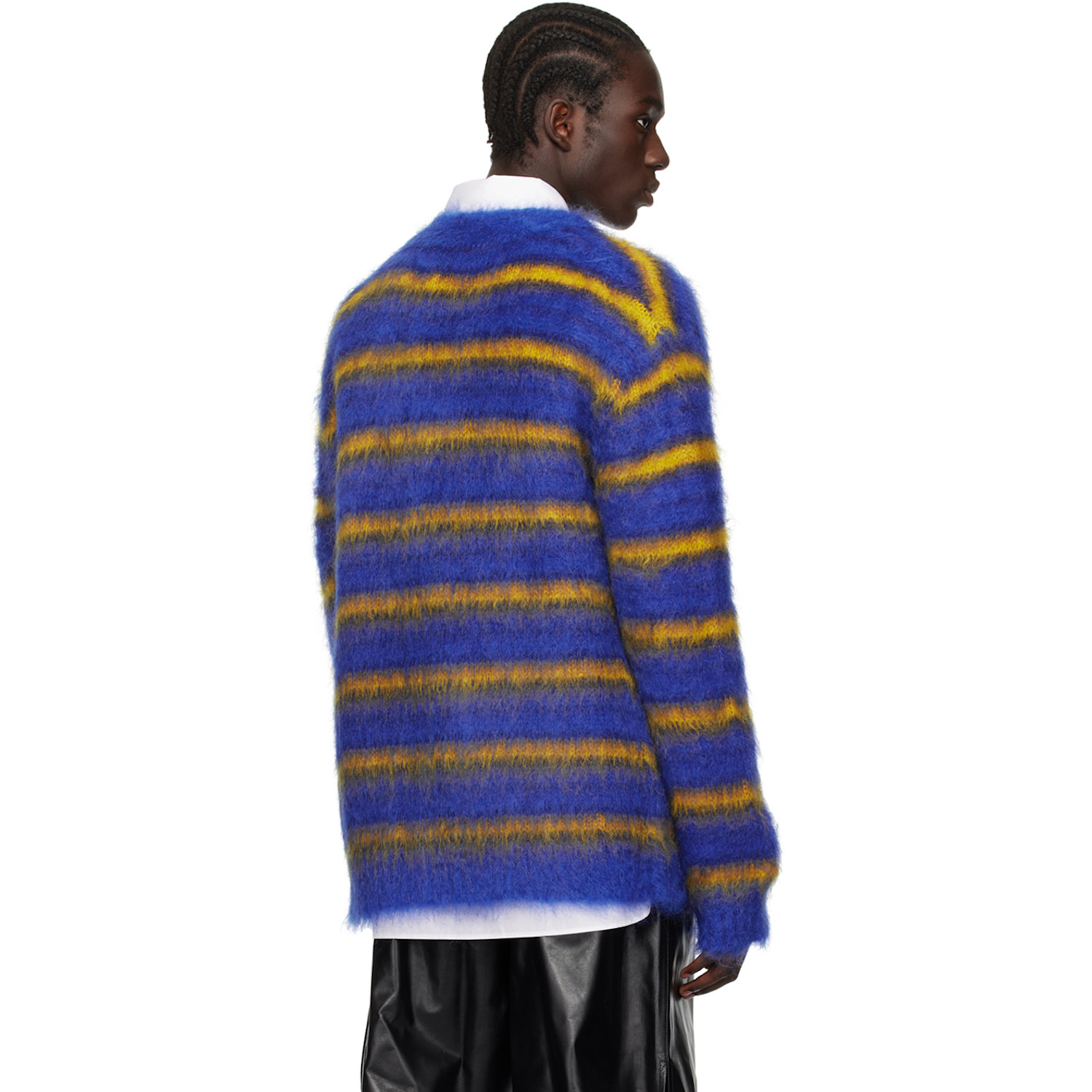  Marni Blue Iconic Stripes Cardigan 